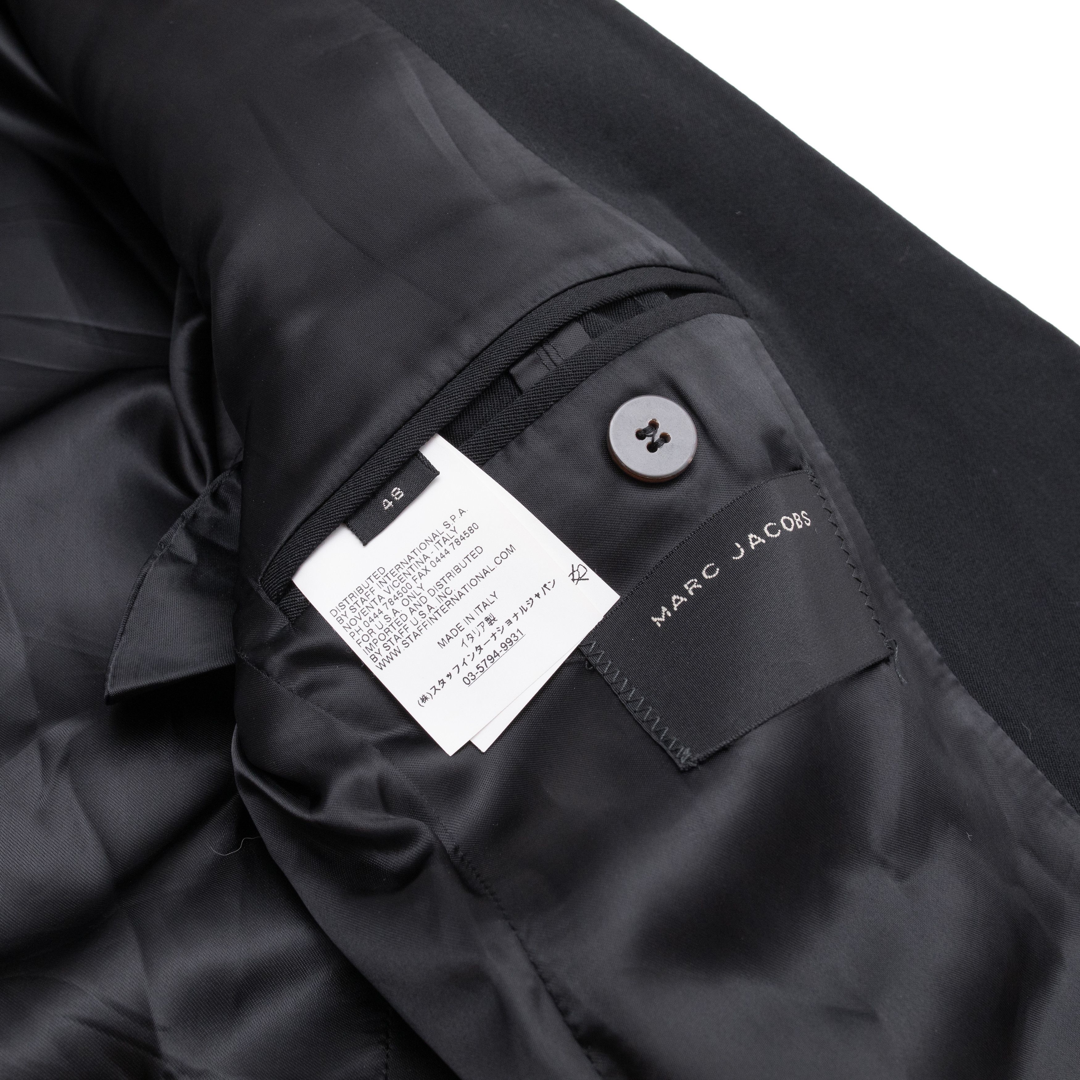 Marc Jacobs MARC JACKOBS 1,4k$ Wool Tuxedo Blazer Size US M / EU 48-50 / 2 - 7 Thumbnail