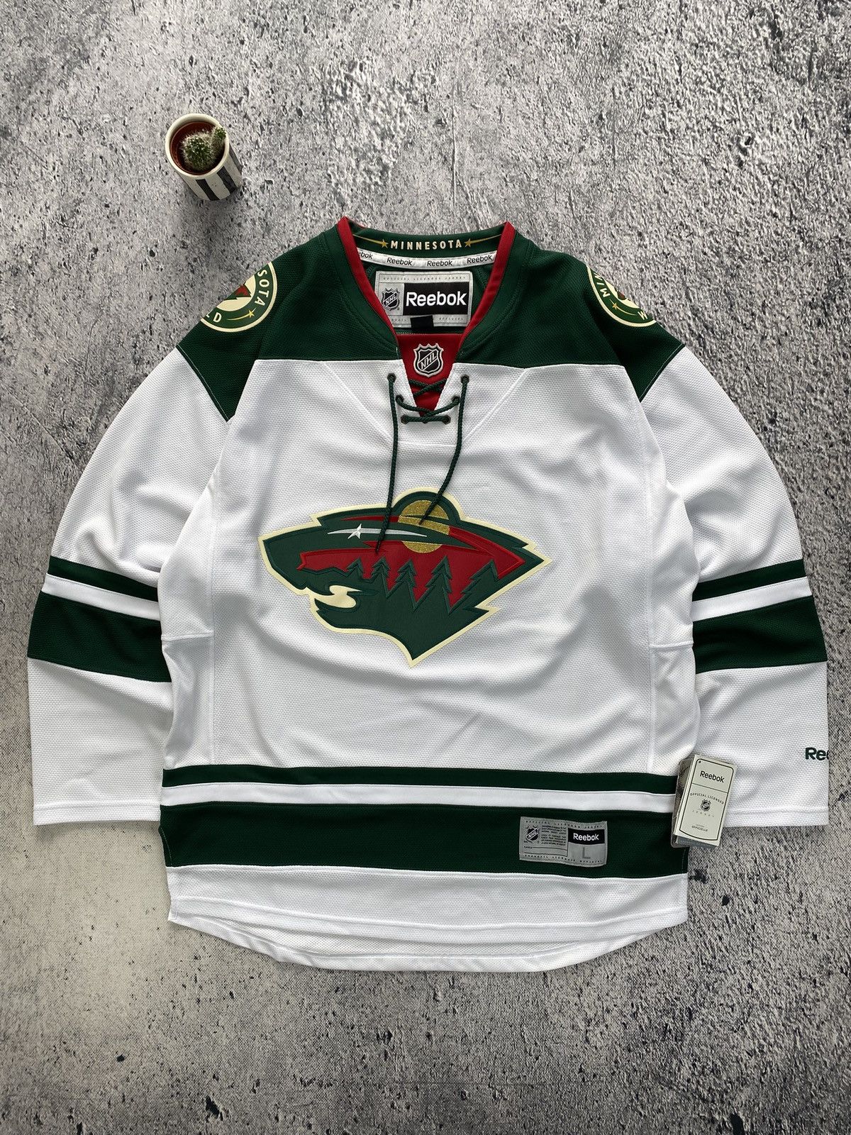Vintage Minnesota Wild Reebok NHL Jersey New