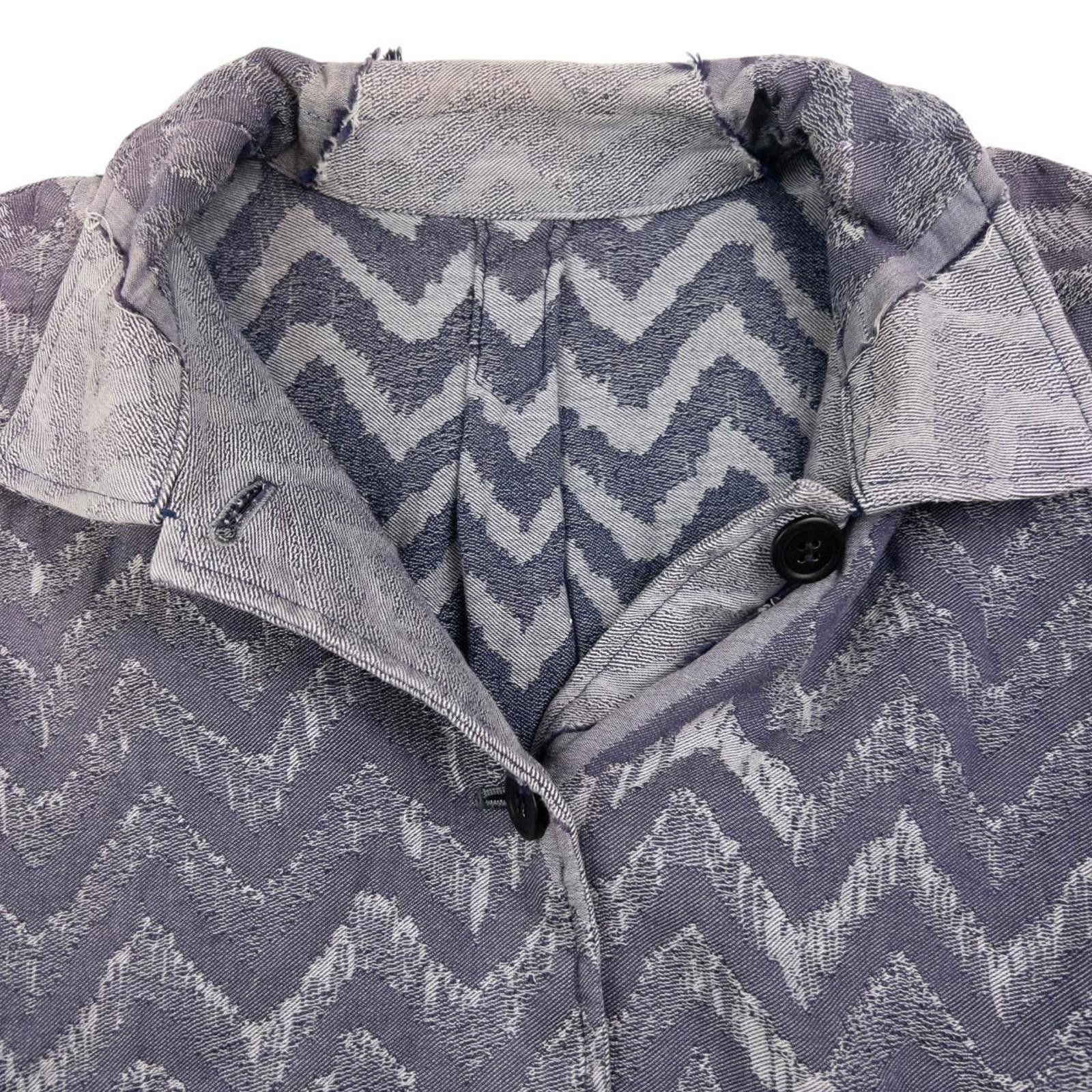 Issey Miyake Vintage A-POC By Issey Miyake Zig Zag Button Jacket Womens L Size US L / EU 52-54 / 3 - 4 Thumbnail