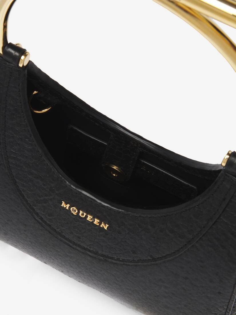 Alexander McQueen o1w1db10925 Size: OS/Mini T-Bar Bag in Black Size ONE SIZE - 5 Thumbnail