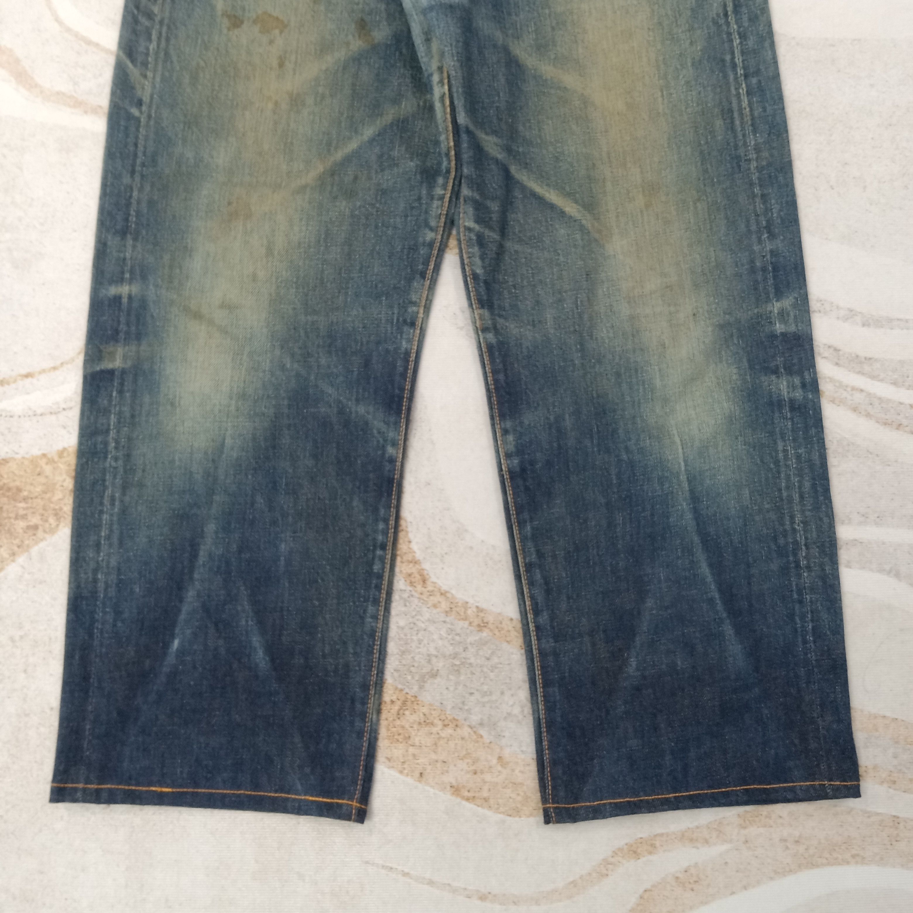 Evisu Evis Selvedge Japanese Daicock Custom Denim Jeans C258N21 Size US 29 - 11 Thumbnail