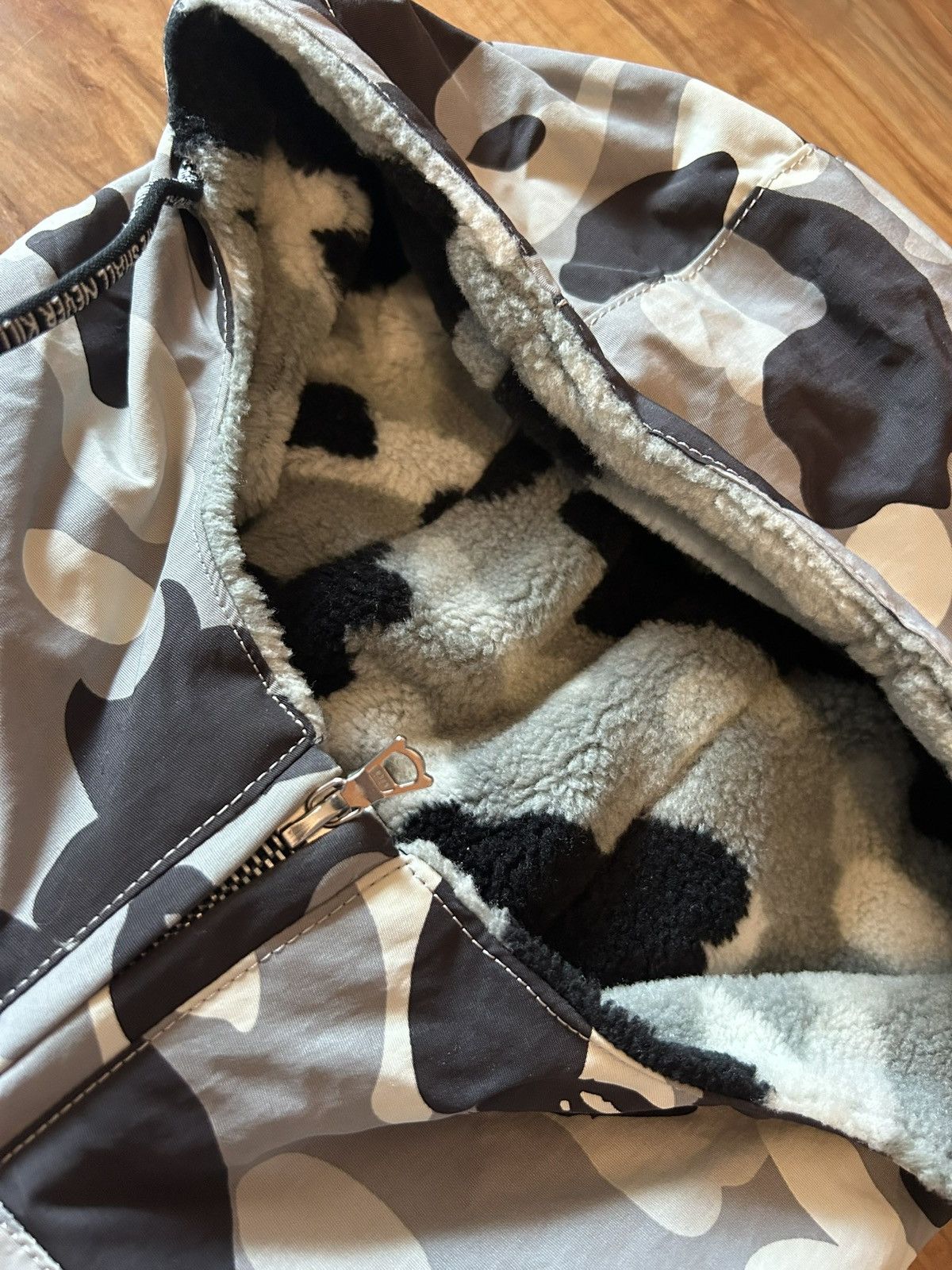 Bape OG Bape Snow Camo Quarter Zip Fleece Jacket Size US M / EU 48-50 / 2 - 6 Thumbnail