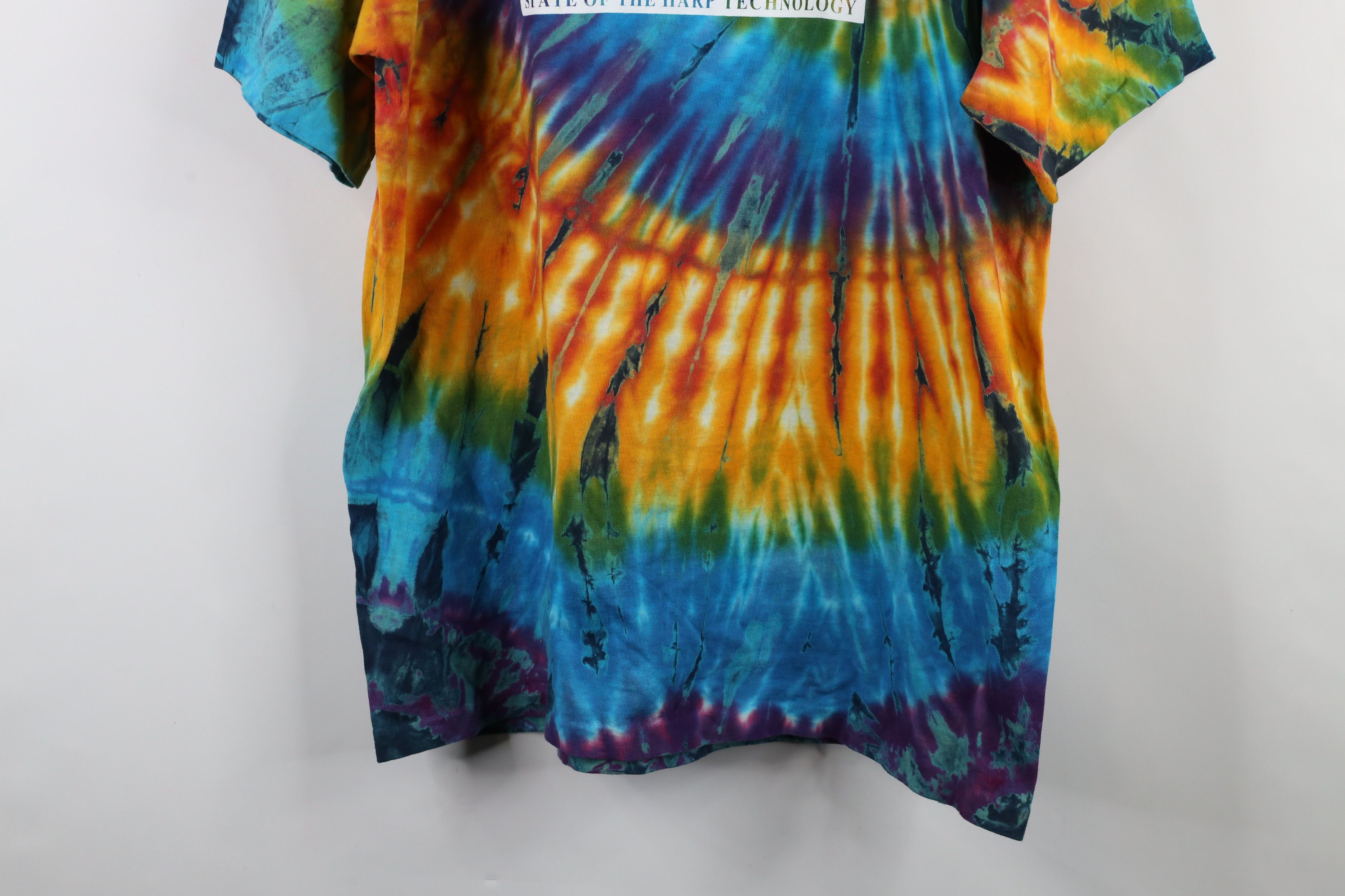 Vintage Vintage Y2K 2003 Oskar Harmonicas Rainbow Tie Dye T-Shirt US Size US XL / EU 56 / 4 - 3 Thumbnail