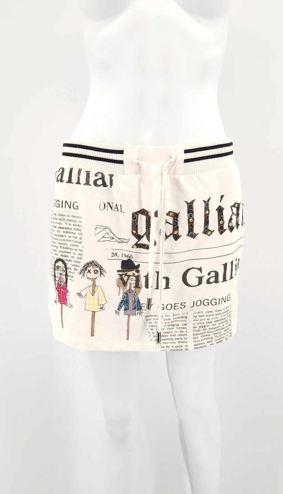 John Galliano John Galliano Mini Skirt Size 26" / US 2 / IT 38 - 1 Thumbnail