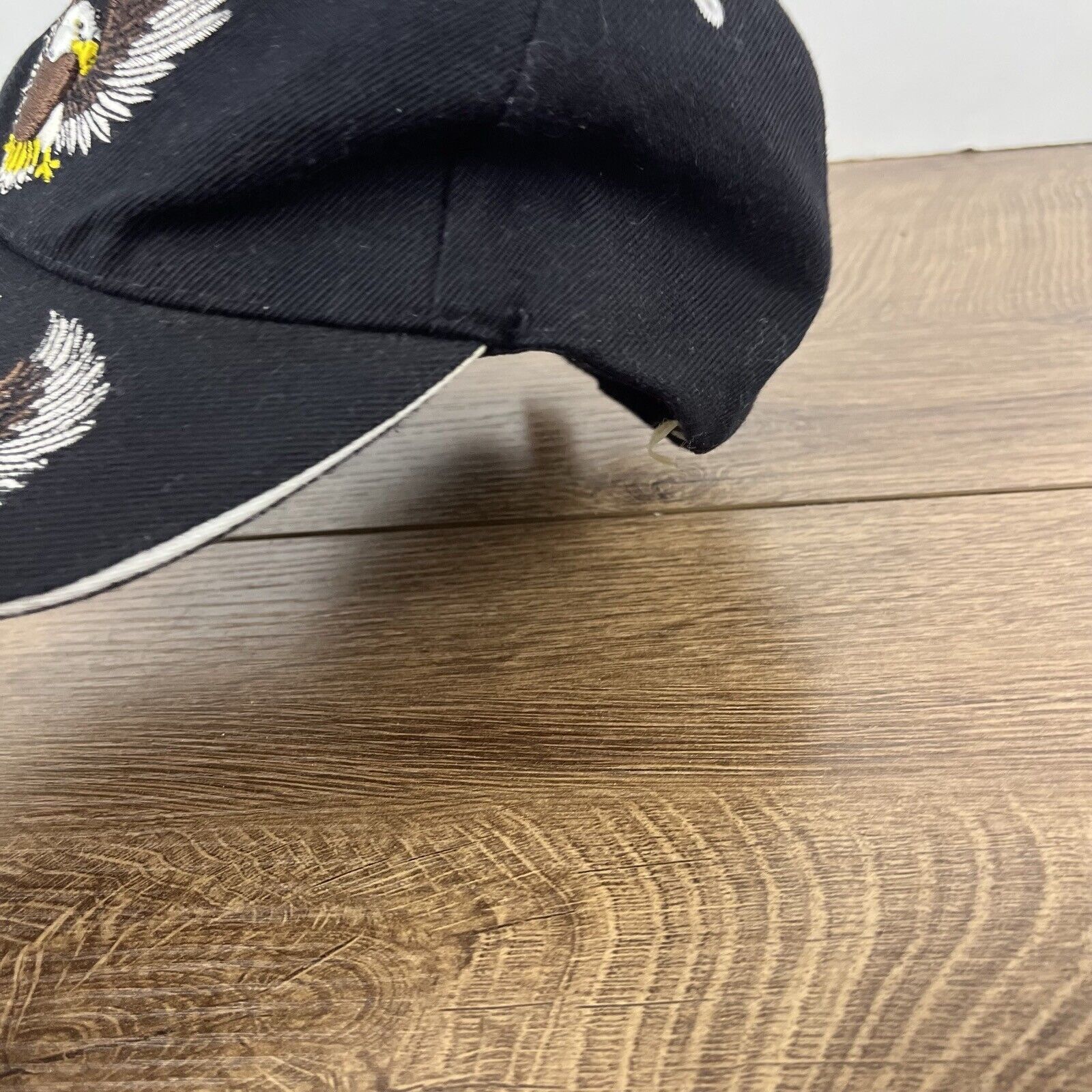 Other Bald Eagle Hat America Bald Eagle Black Hat Adjustable Adult Size ONE SIZE - 8 Thumbnail