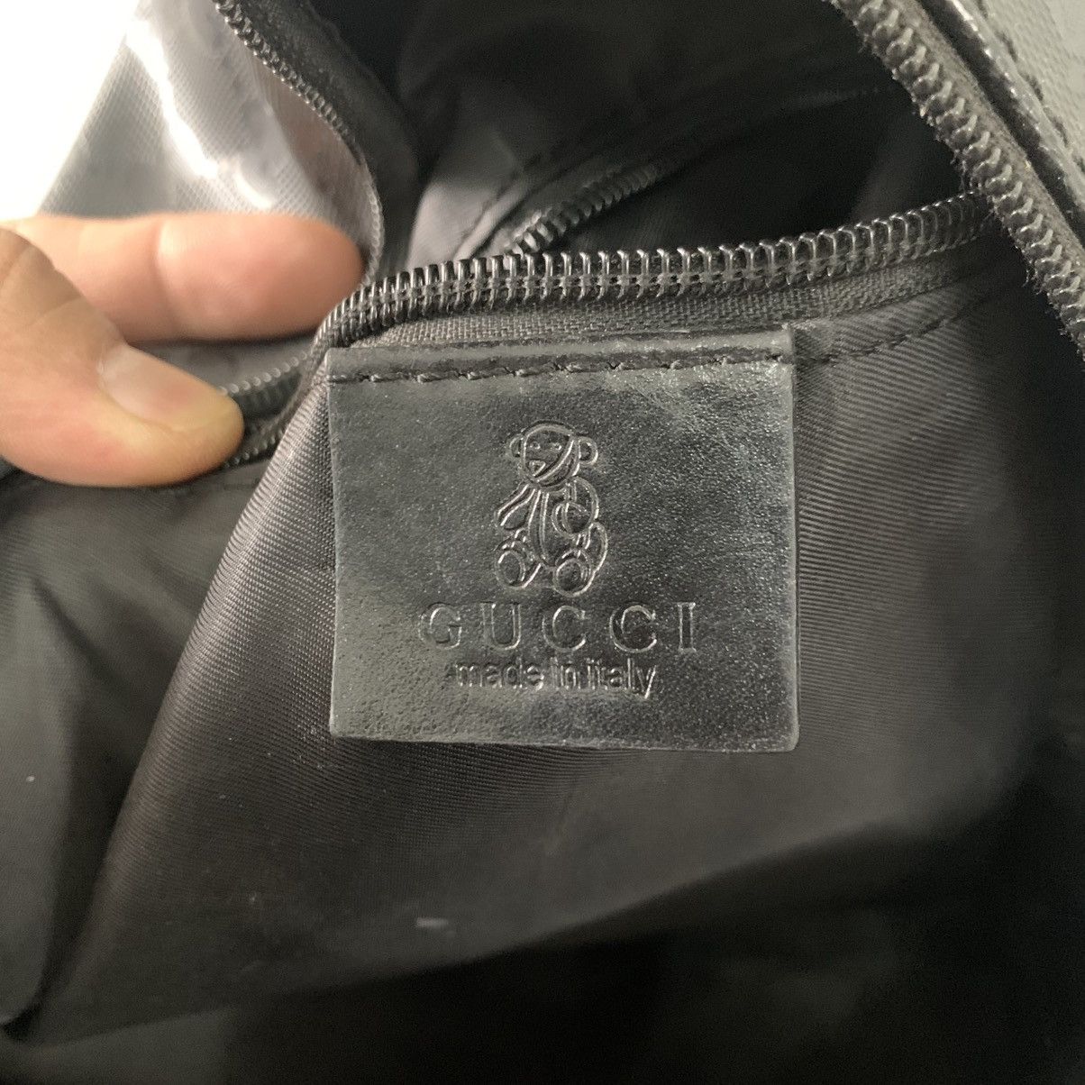 Gucci Gucci Black Monogram Backpack Size ONE SIZE - 11 Thumbnail