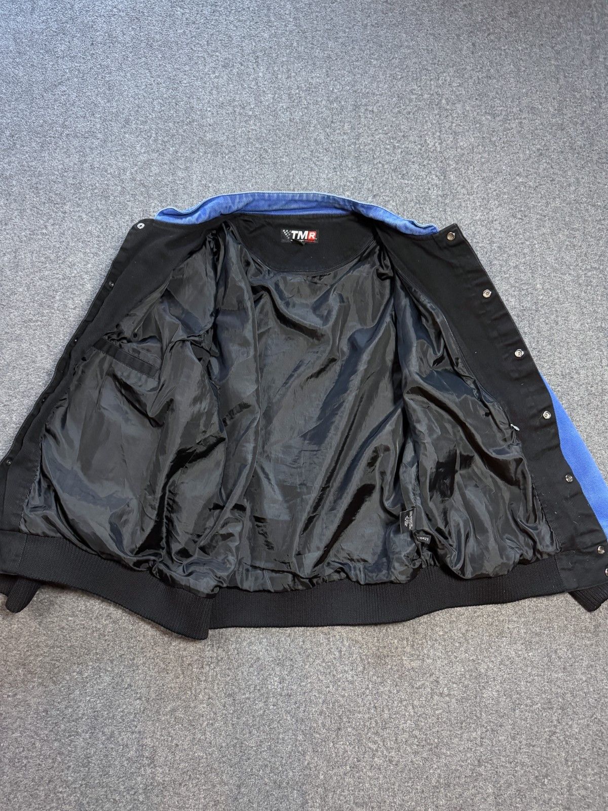 Vintage Heavyweight Racing Denim Bomber Embroidered Moto Zip XL Size US XL / EU 56 / 4 - 5 Thumbnail
