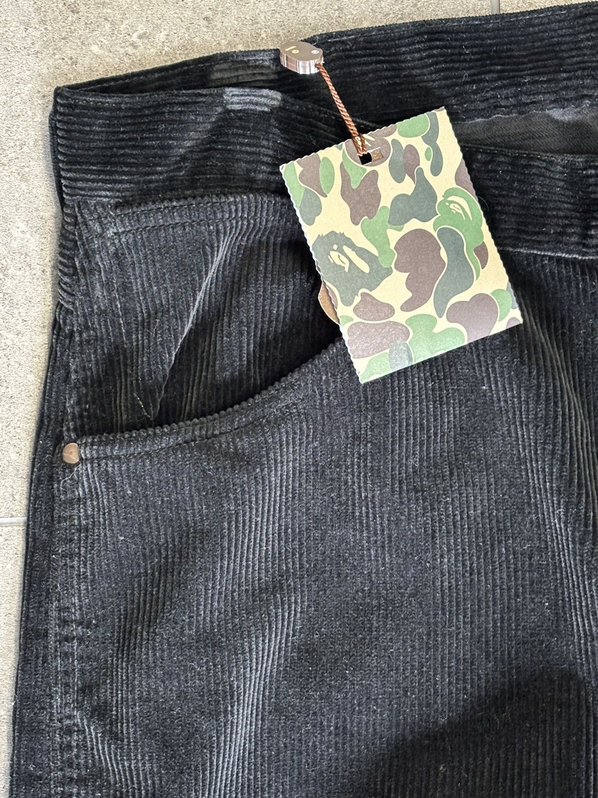 Bape BAPE CORDUROY BLACK PANTS SIZE L Size US 36 / EU 52 - 4 Thumbnail