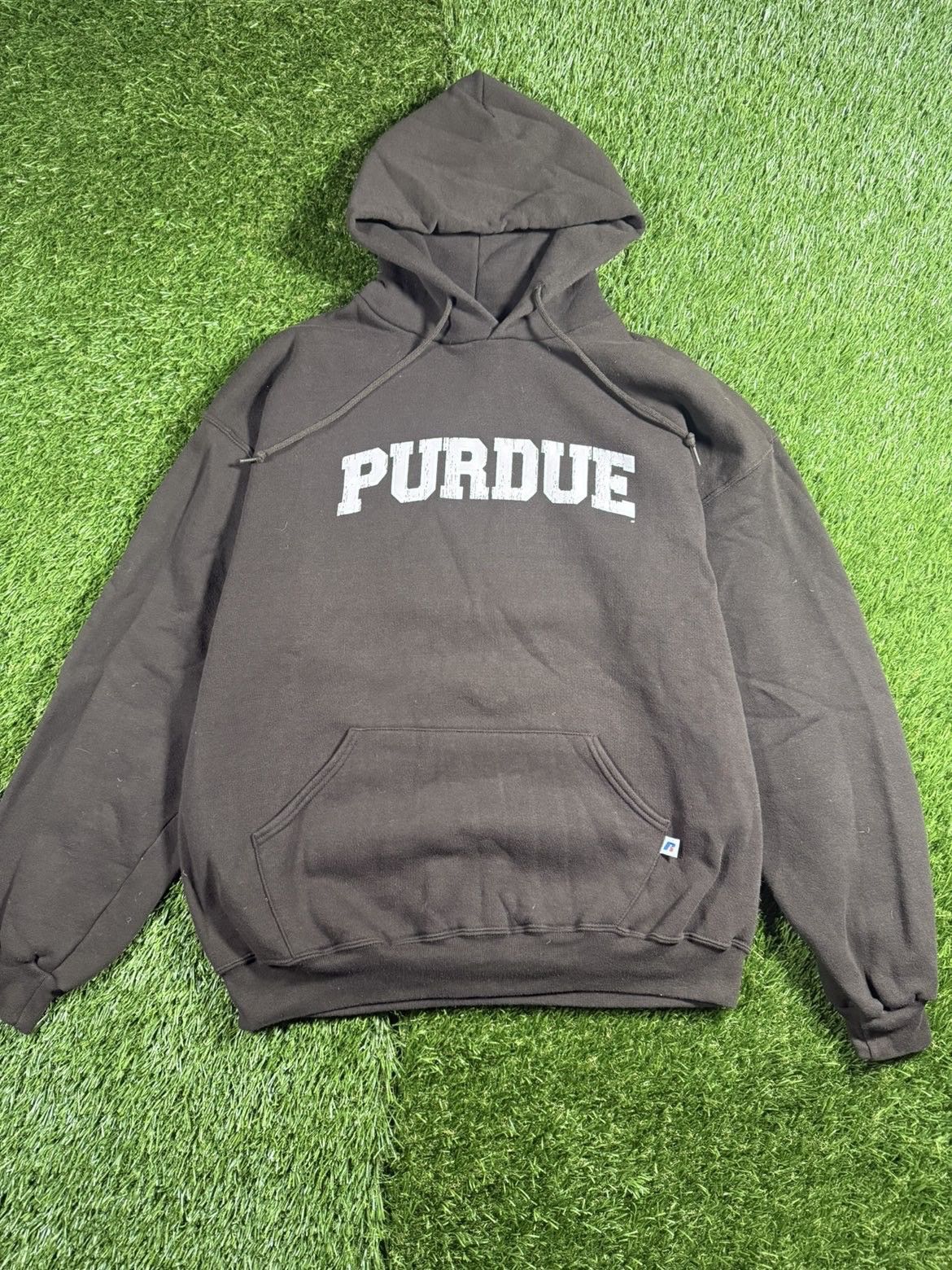 Russell Athletic Vintage Y2K Purdue Boilermakers NCAA Thick Russell Hoodie Size US XL / EU 56 / 4 - 1 Thumbnail