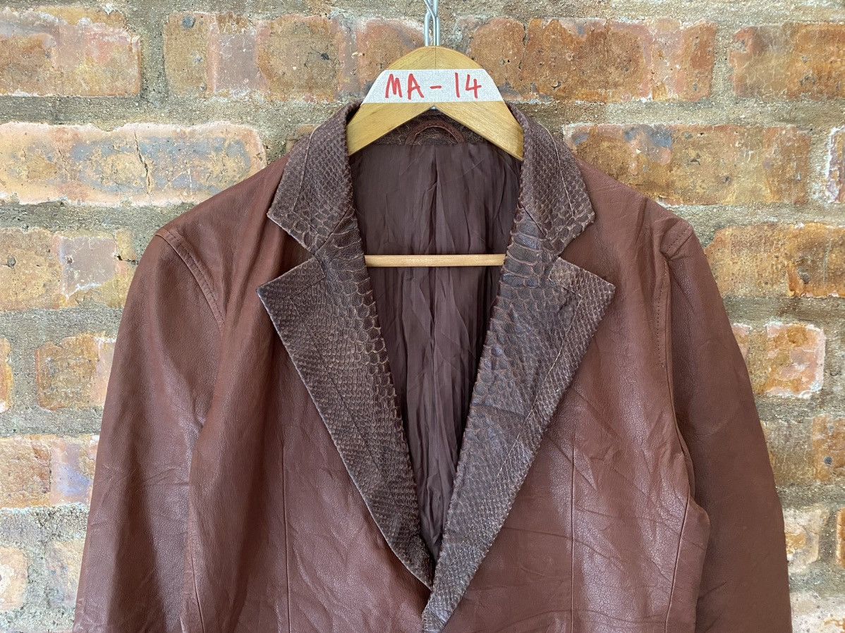 Tornado Mart 🔥🔥🔥Tornado Mart Snake Skin Leather Jacket Size US M / EU 48-50 / 2 - 3 Thumbnail
