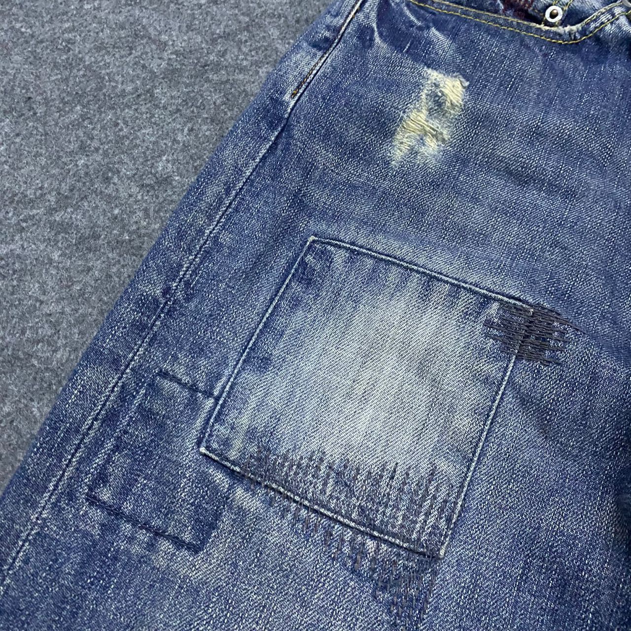 If Six Was Nine 💥Best Offer💥Spice Island Patchwork Distressed Denim Size US 32 / EU 48 - 12 Thumbnail