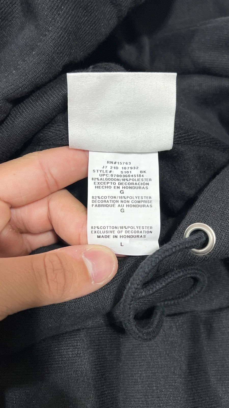 Champion × Virgil Abloh Virgil Abloh ICA FOS Black Hoodie Size US L / EU 52-54 / 3 - 5 Thumbnail