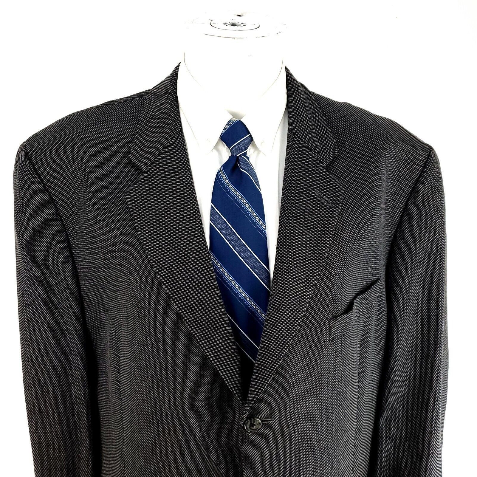 Joseph Abboud Joseph Abboud Nordstrom Heavy Wool 3 Button Suit Jacket 46L Size 46L - 1 Thumbnail