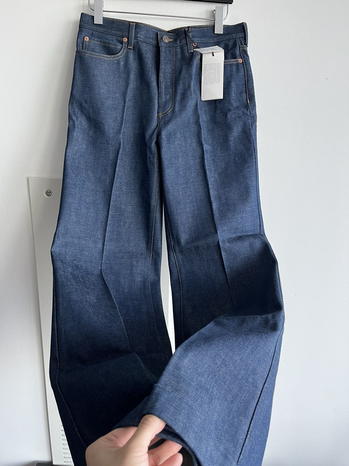 image of Gucci Super Runway Vintage Design Flare Denim Jeansnew, Men's (Size 34)