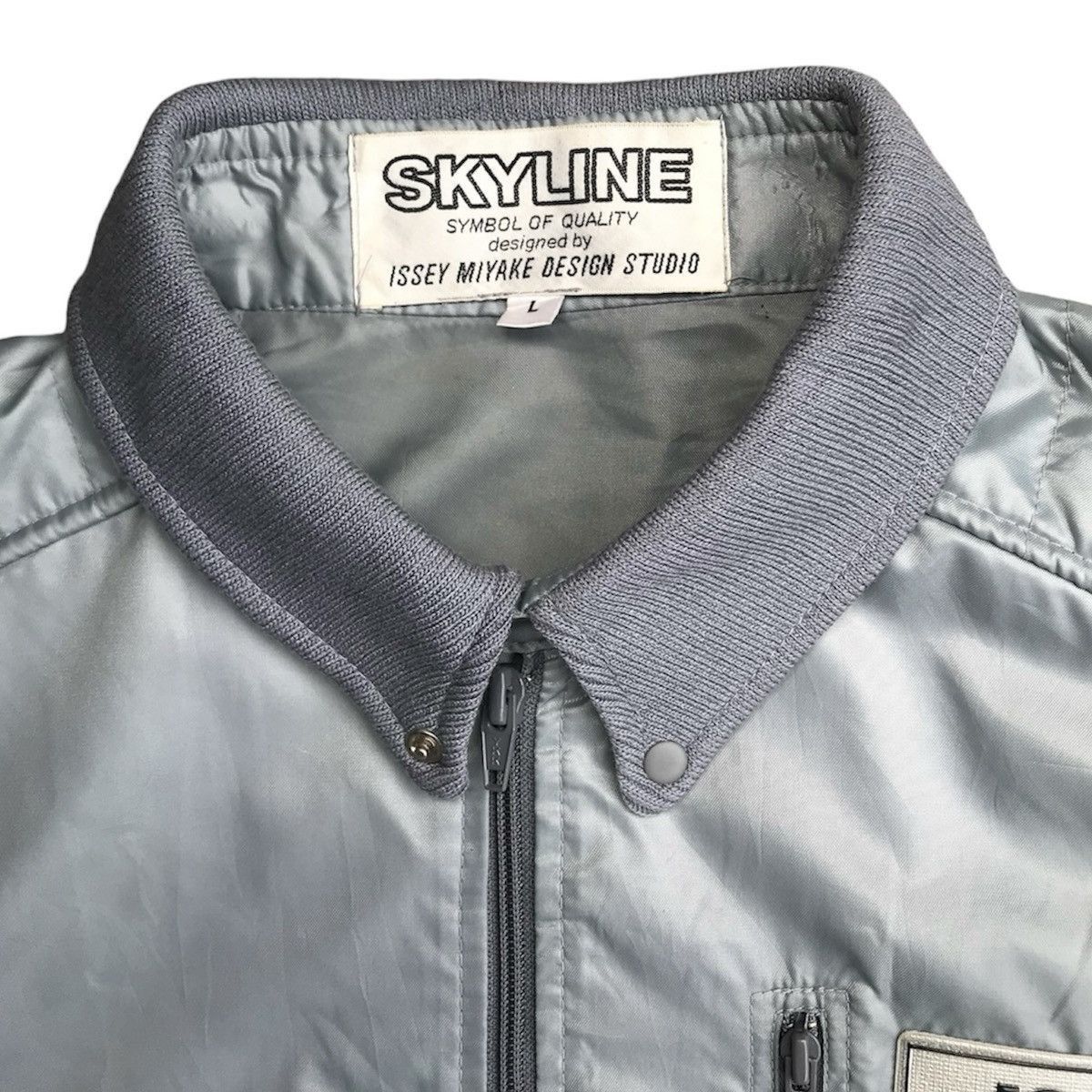 Issey Miyake Vintage 80s Skyline Issey Miyake Bombers Jacket Large Size US L / EU 52-54 / 3 - 16 Thumbnail