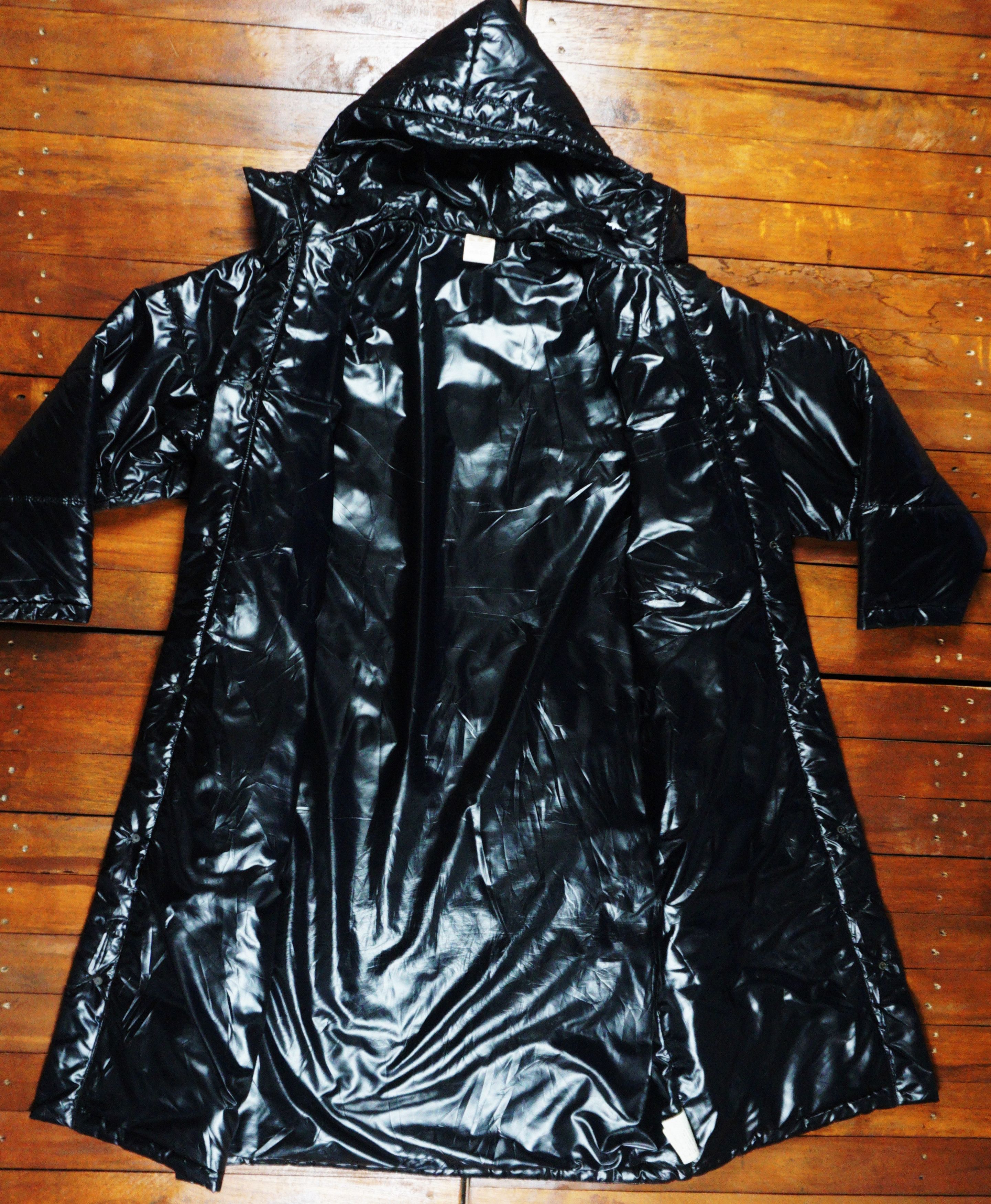 Adidas × Descente Vintage Trefoil Hoodie Black Nylon Snap Button Puffer Coat Size US M / EU 48-50 / 2 - 3 Thumbnail