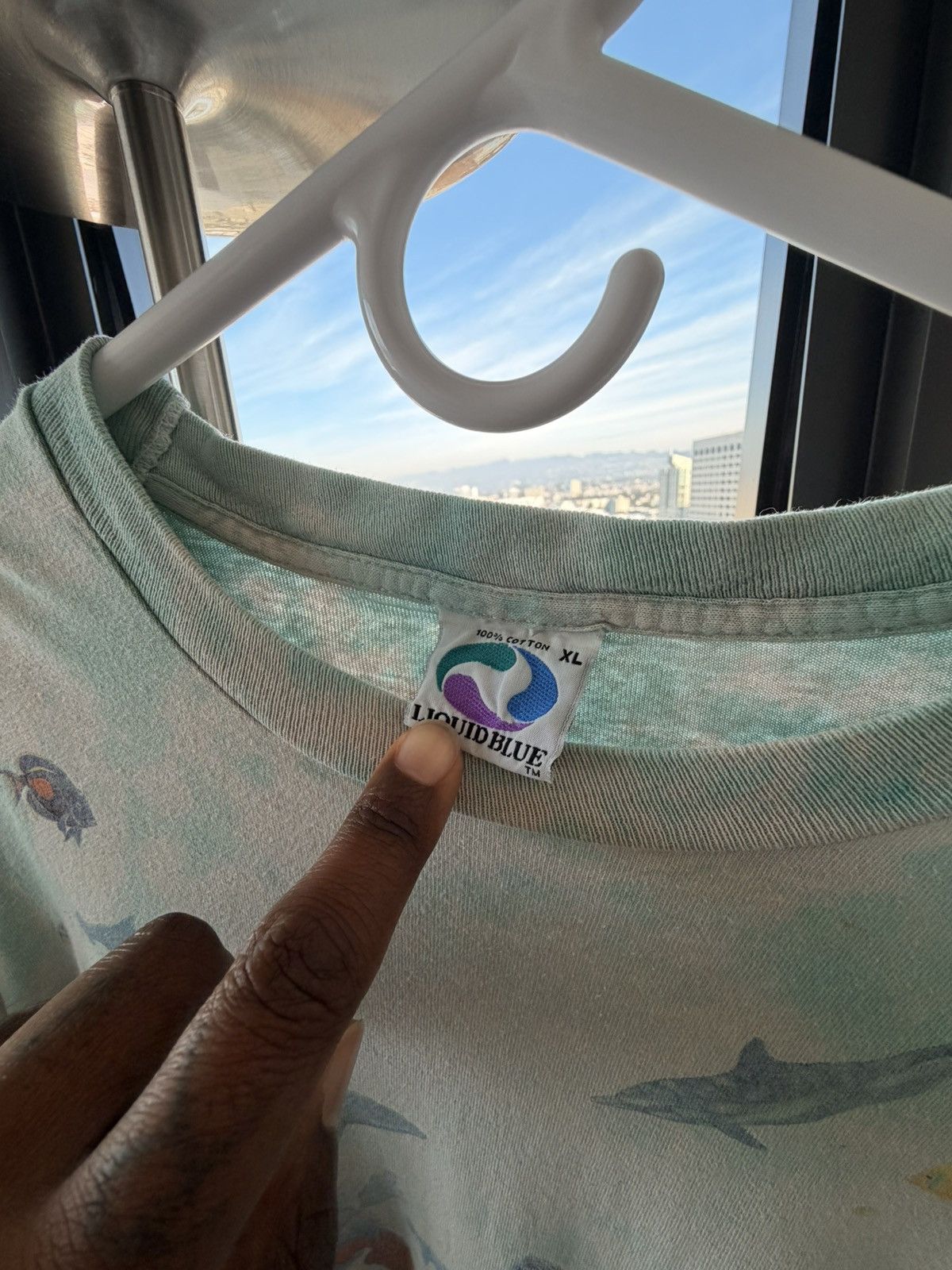 Liquid Blue Vintage 1993 Oceanica single stitch Size US XL / EU 56 / 4 - 4 Thumbnail