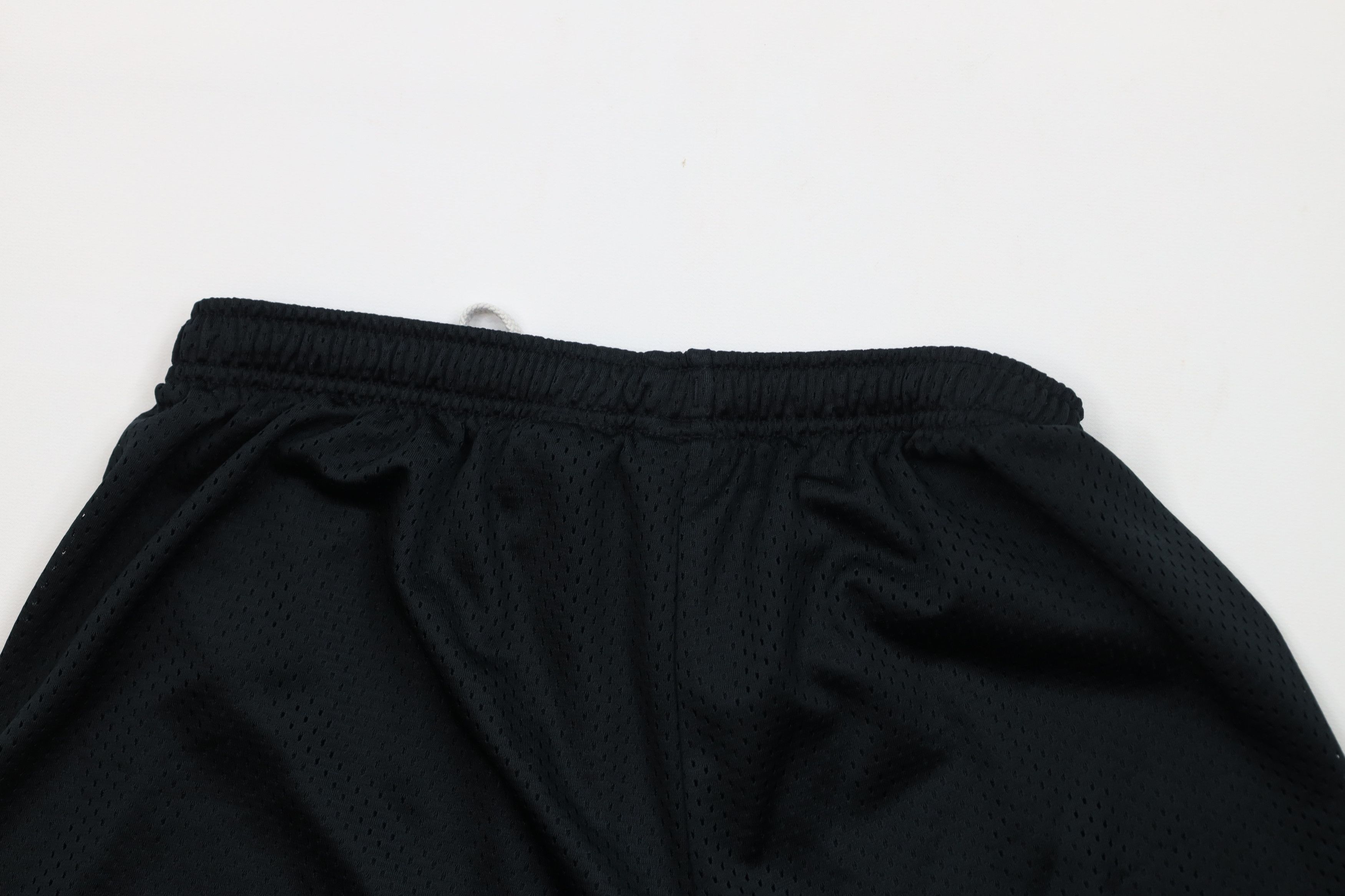Nike Vintage Y2K Nike Mini Swoosh Mesh Basketball Shorts Black Size US 30 / EU 46 - 9 Thumbnail
