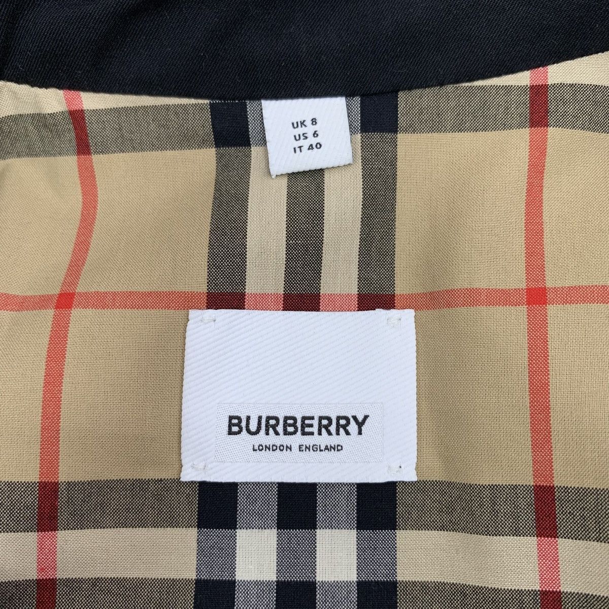 Burberry Burberry Black Cotton Long Sleeve Trench Coat Jacket Size M / US 6-8 / IT 42-44 - 6 Thumbnail
