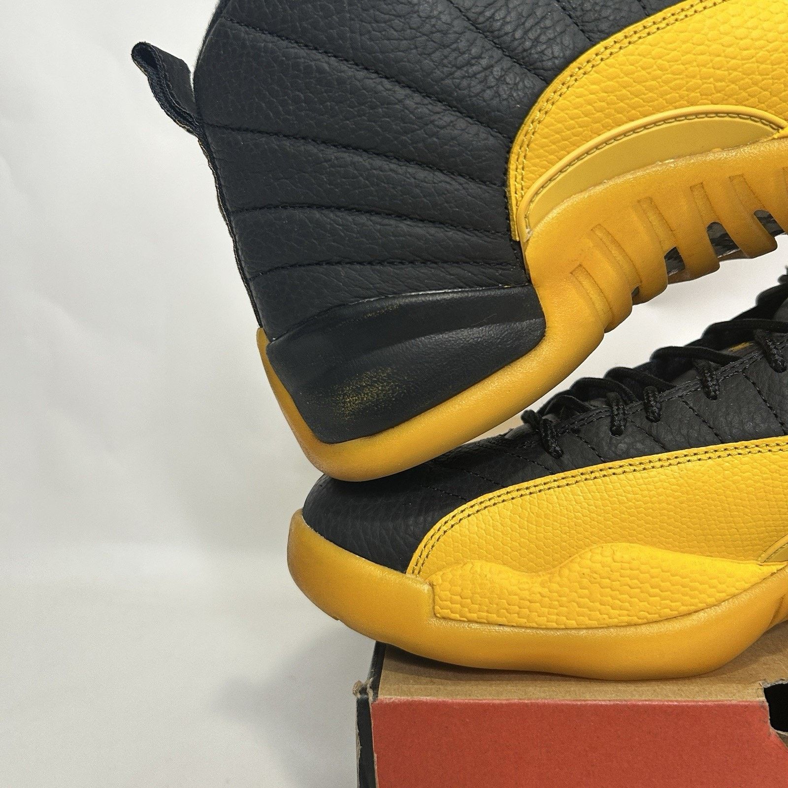 Jordan Brand Nike Air Jordan 12 Retro “University Gold/Yellow Black” Size US 9.5 / EU 42-43 - 10 Thumbnail