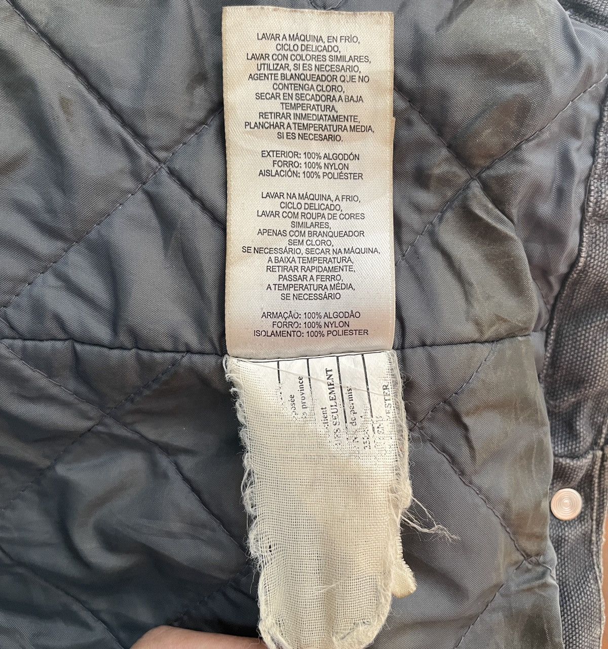 SOREL × Vintage Vintage Brand Sorel Dark Canvas Jacket 1990s Size US XXL / EU 58 / 5 - 19 Thumbnail