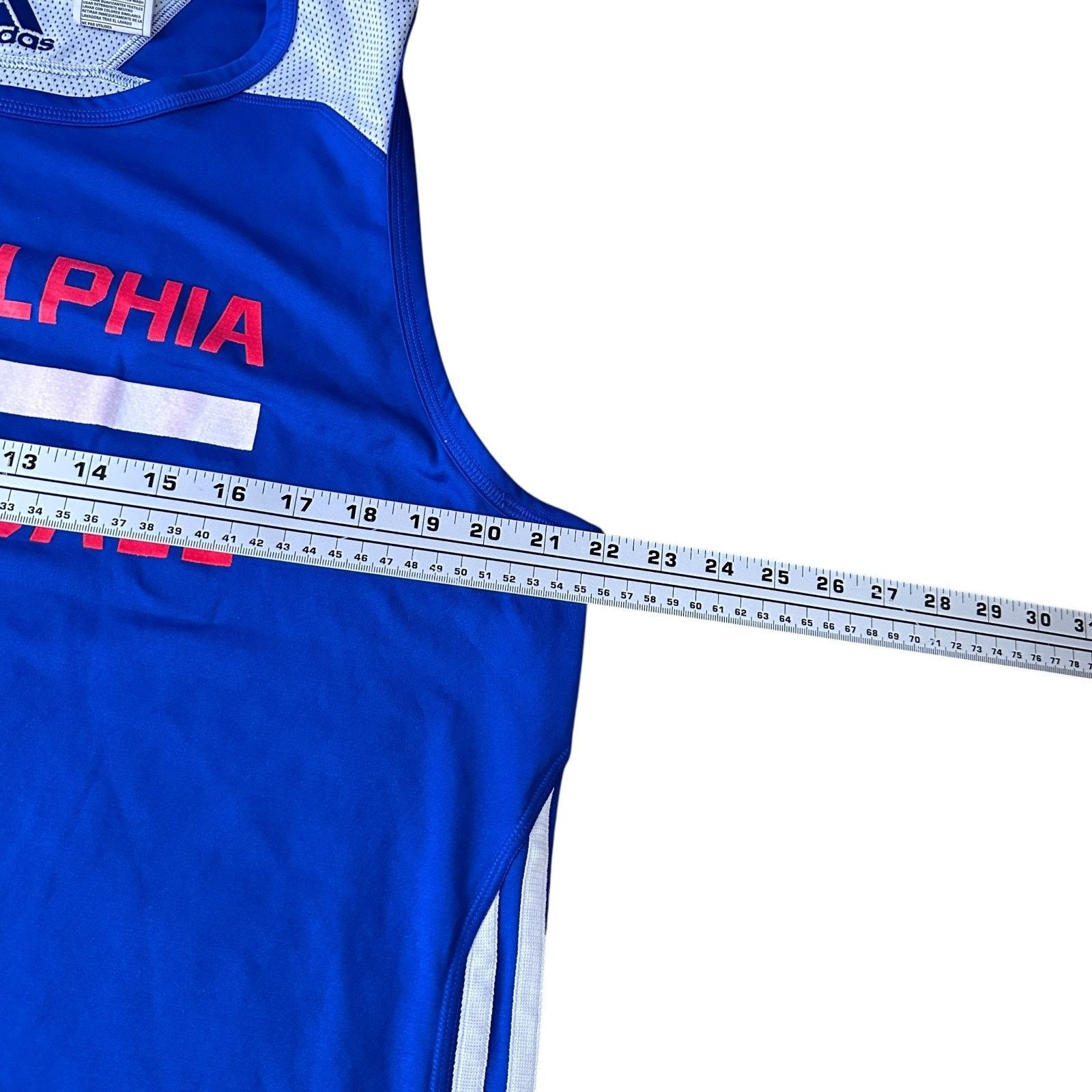 Adidas Adidas 76ers 2016 Team Practice Jersey Men Large Blue White Size US L / EU 52-54 / 3 - 9 Thumbnail