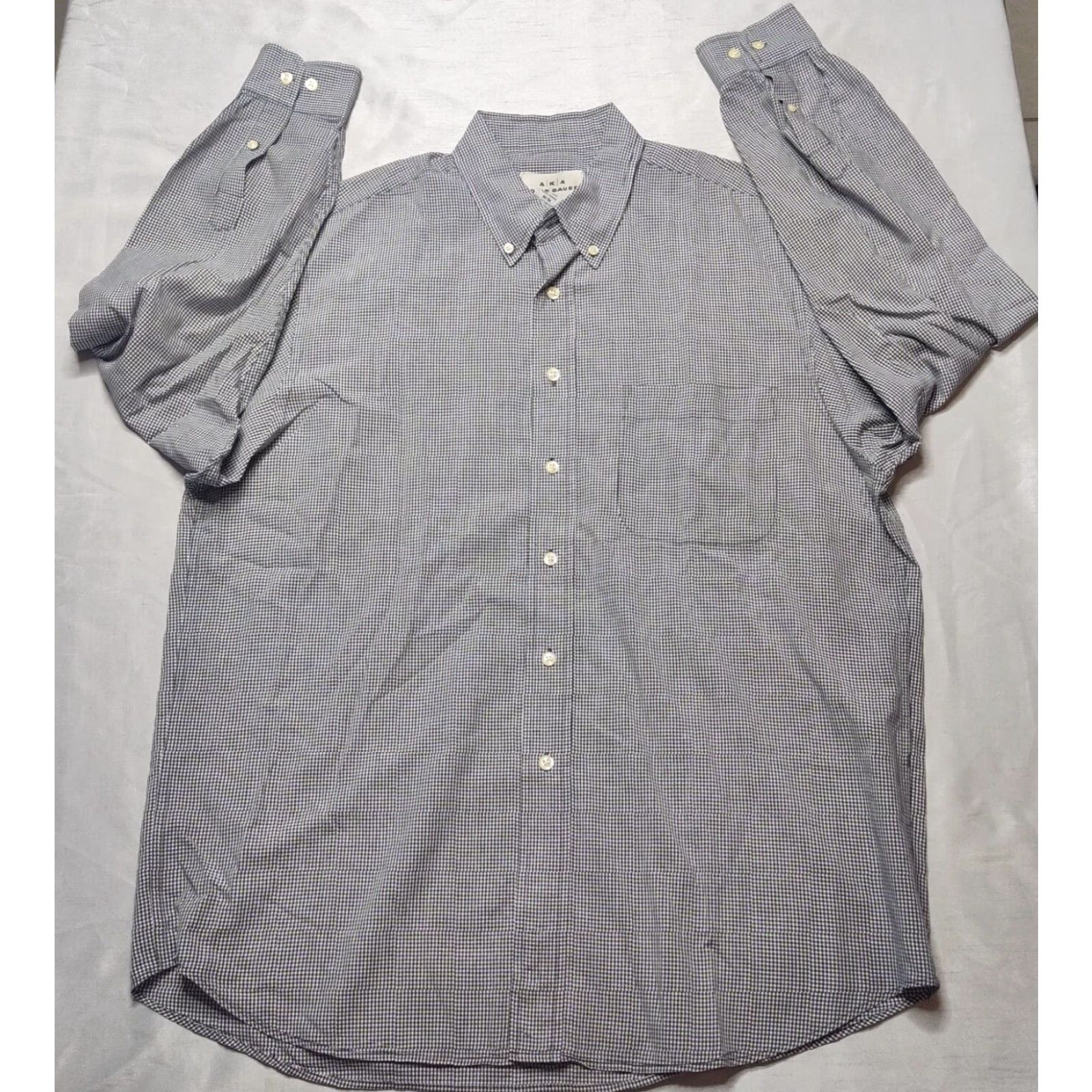 Eddie Bauer VTG Eddie Bauer Button-Down Shirt Men Medium Black White Mini Check Long Sleeve Casual Workwear Size US M / EU 48-50 / 2 - 6 Thumbnail