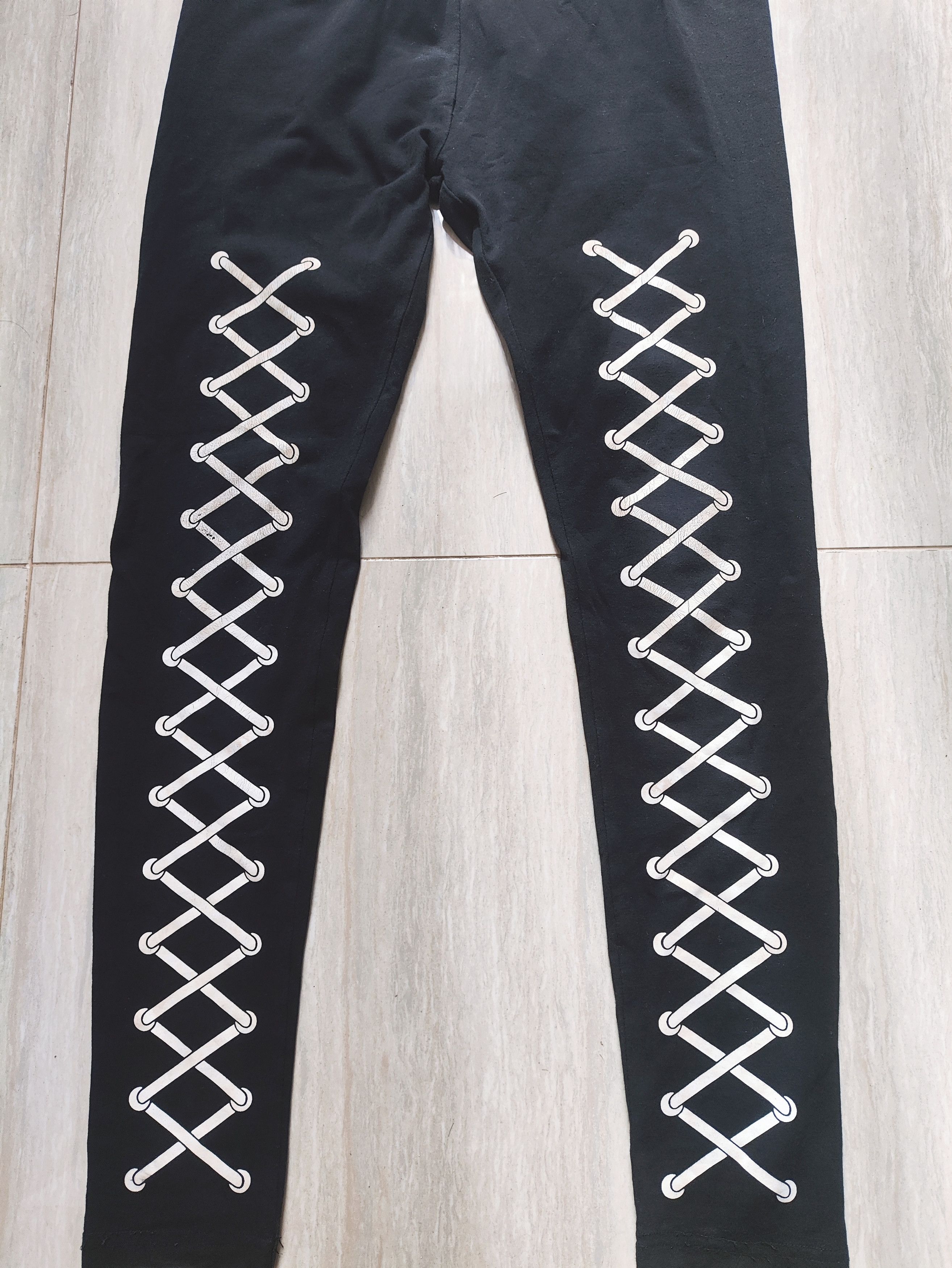 20471120 hyoma strap print leggings Size 26" / US 2 / IT 38 - 3 Thumbnail