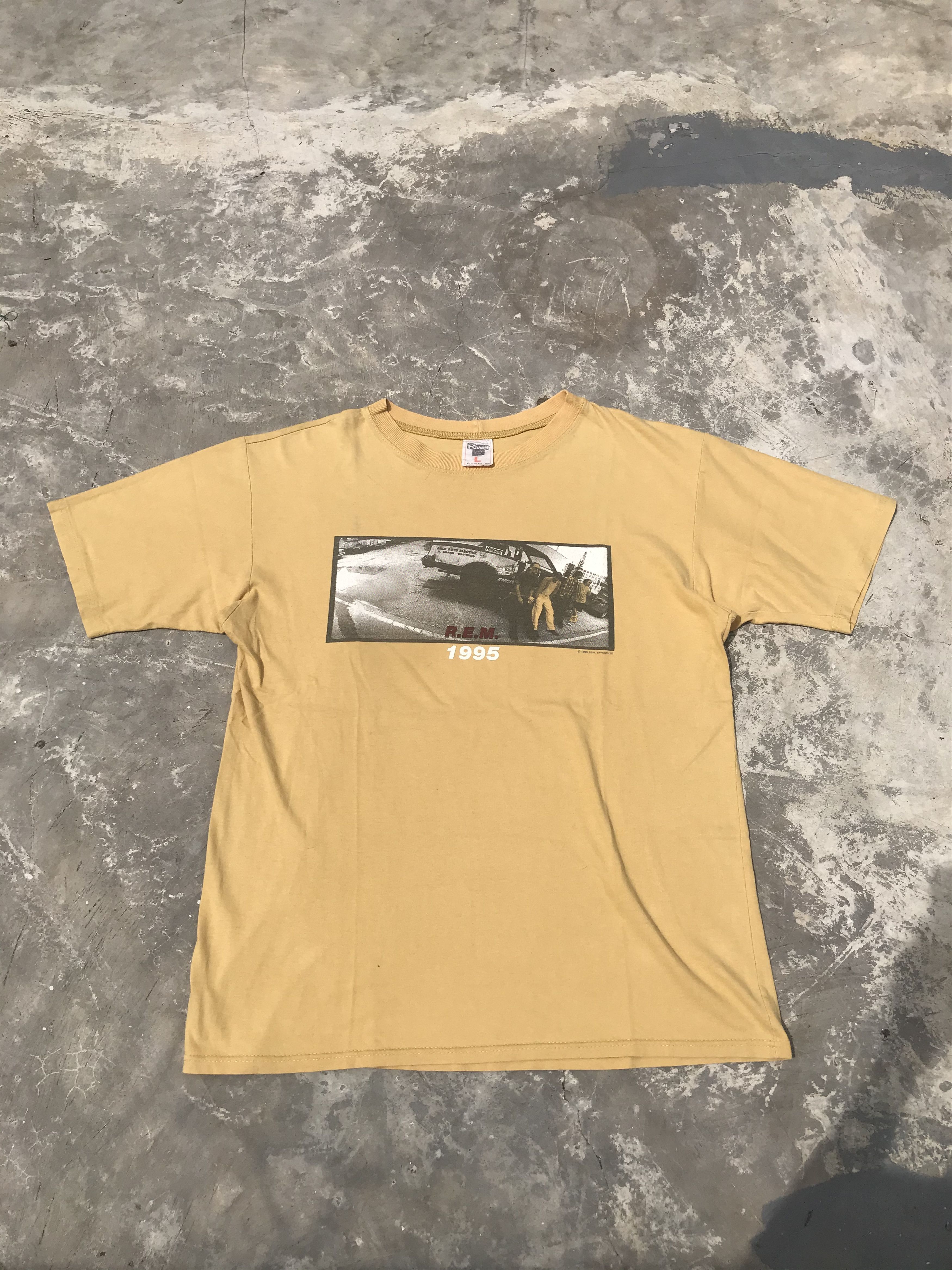 Band Tees × R.E.M. × Vintage Vintage REM Tour 1995 Size US L / EU 52-54 / 3 - 1 Thumbnail