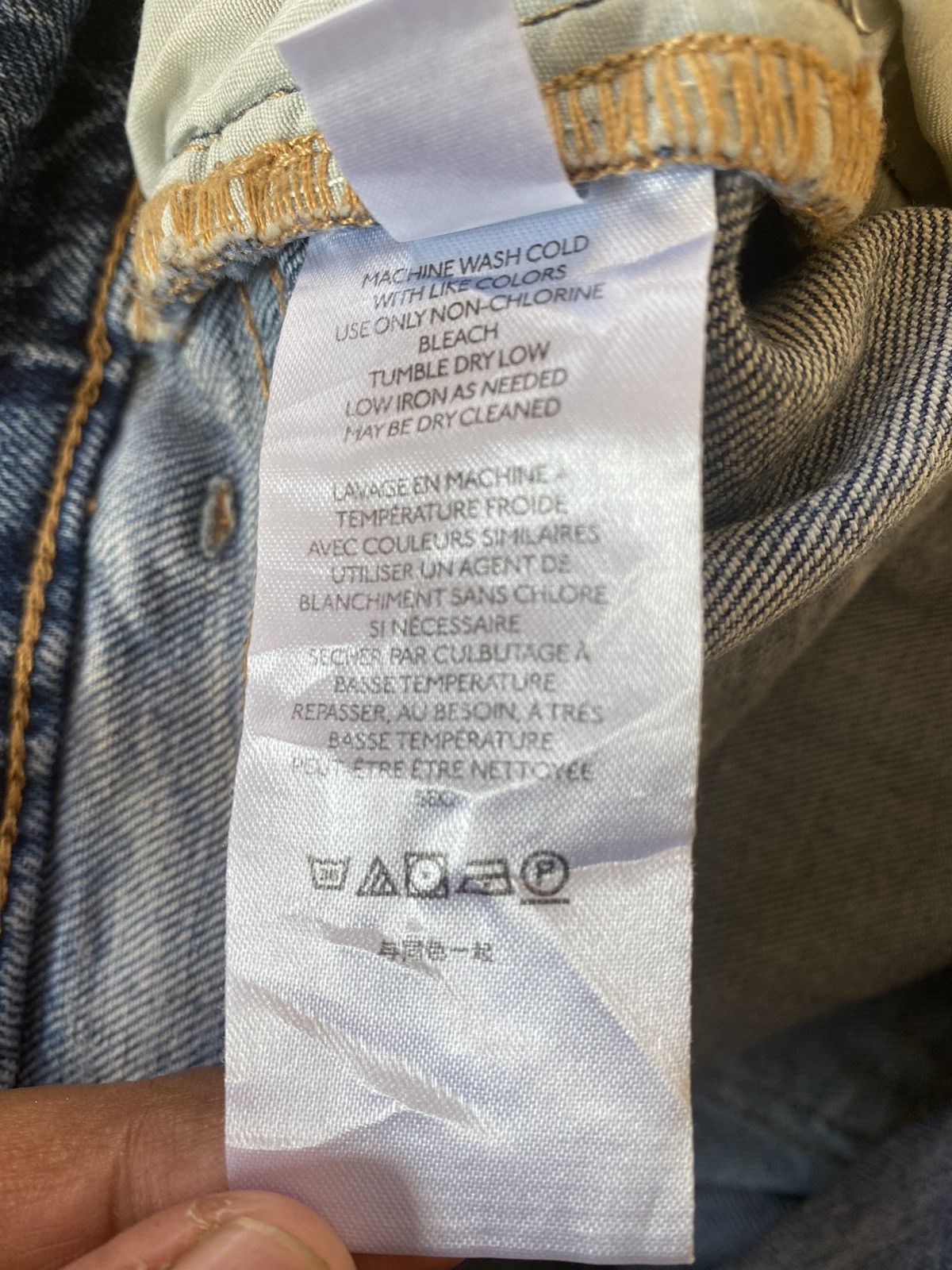 Designer × If Six Was Nine × Vintage We the Free Jeans Made in Turkey Flare Buttonfly Size US 33 - 11 Thumbnail