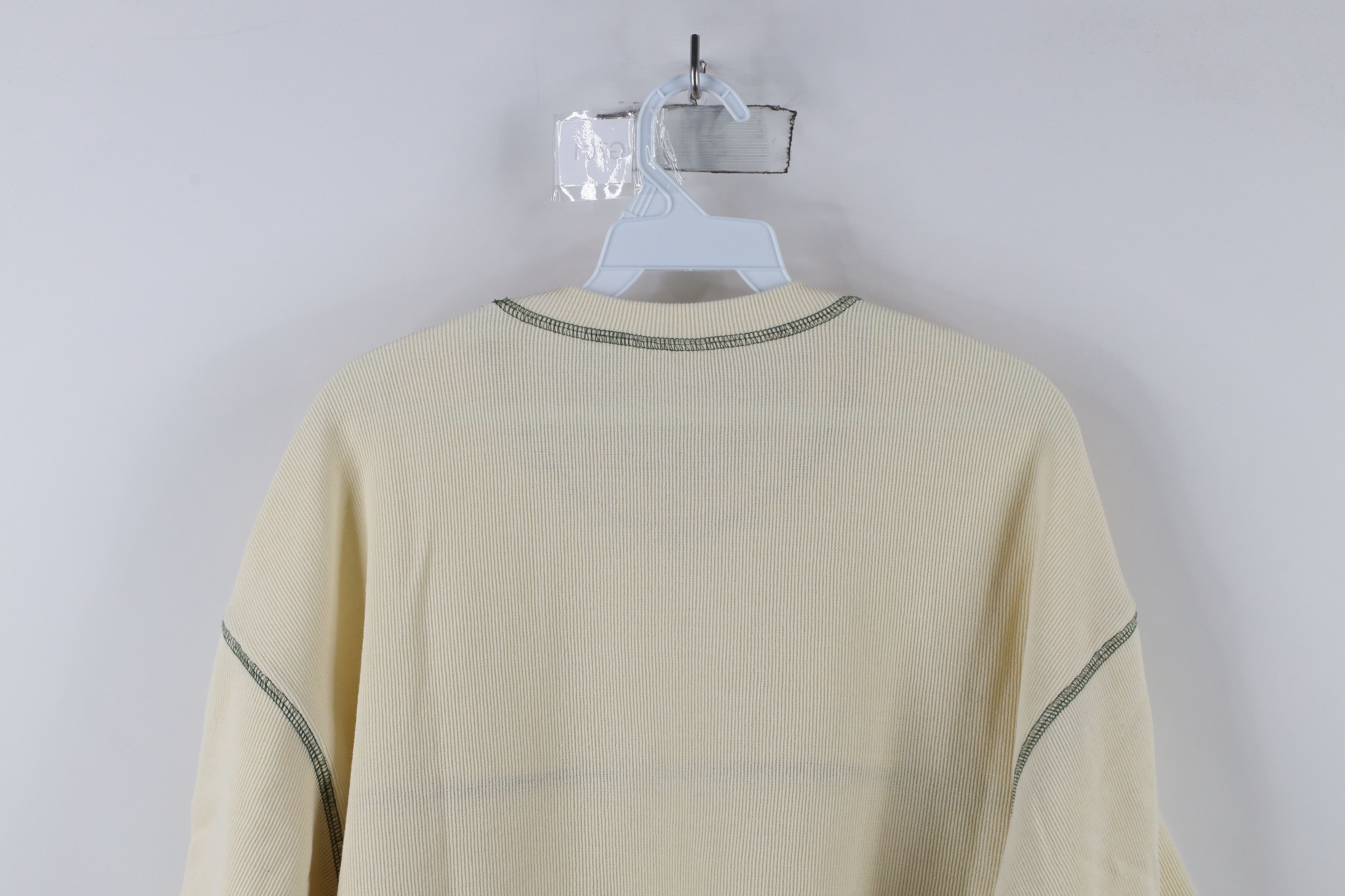 Vintage Vintage 90s Streetwear Boxy Fit Thermal Ribbed Knit T-Shirt Size US XXL / EU 58 / 5 - 7 Thumbnail