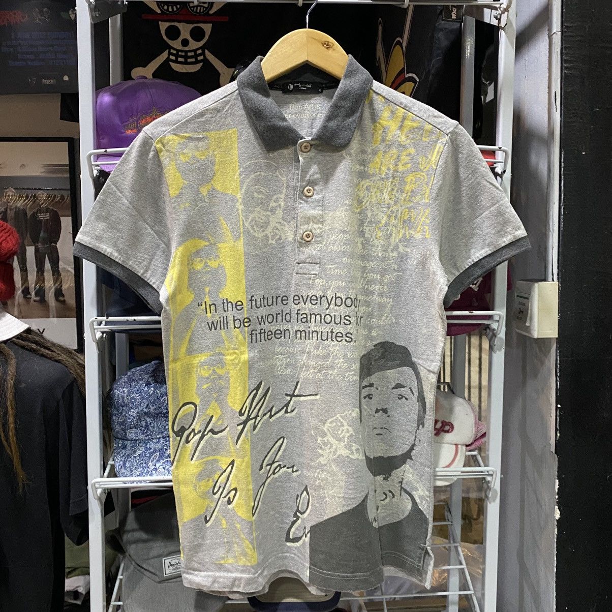 Andy Warhol 🔥Andy Warhol Nice Polo Shirt Size US M / EU 48-50 / 2 - 1 Thumbnail