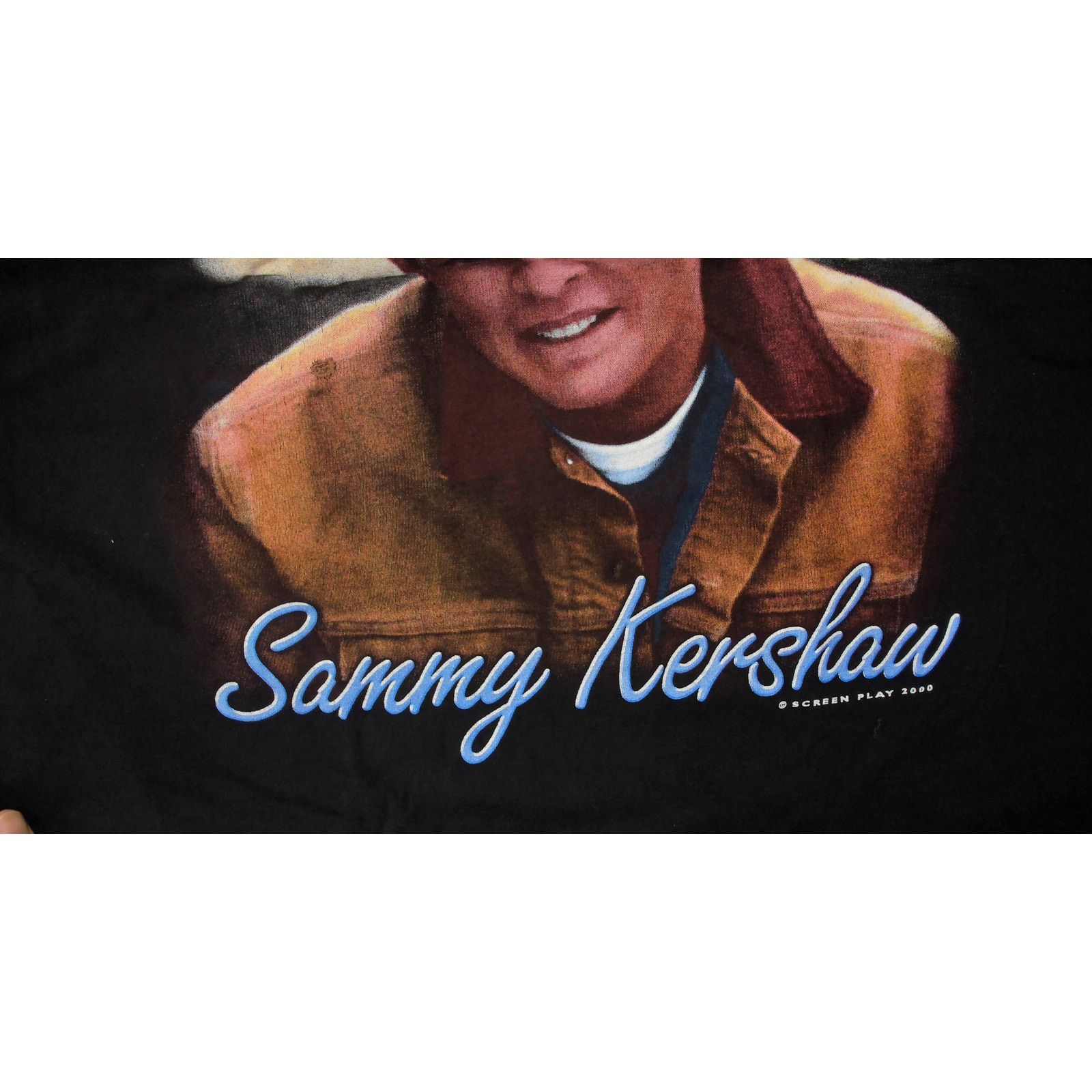 Vintage Delta Y2K Sammy Kershaw Tour 2000 Heavyweight Tee Size 2XL Size US XXL / EU 58 / 5 - 8 Thumbnail