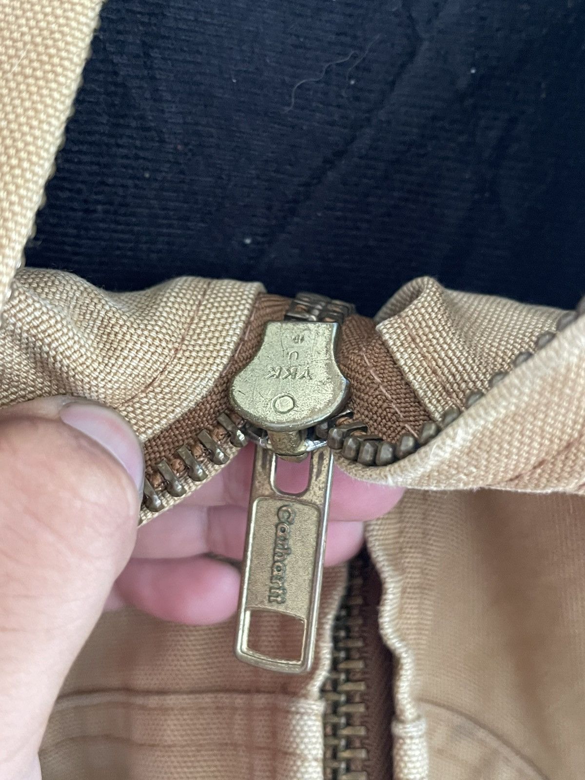 Carhartt Carhartt Active Jacket Hooded Brown Canvas Size US L / EU 52-54 / 3 - 10 Thumbnail