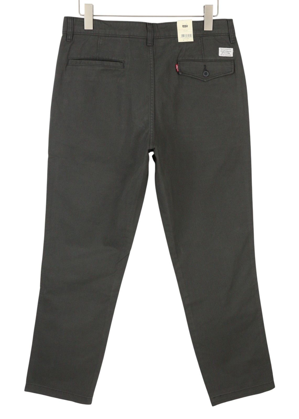 Levi's XX CHINO W34/L32 Dark Grey Straight Zip Pants 87058 Size US 34 / EU 50 - 2 Thumbnail