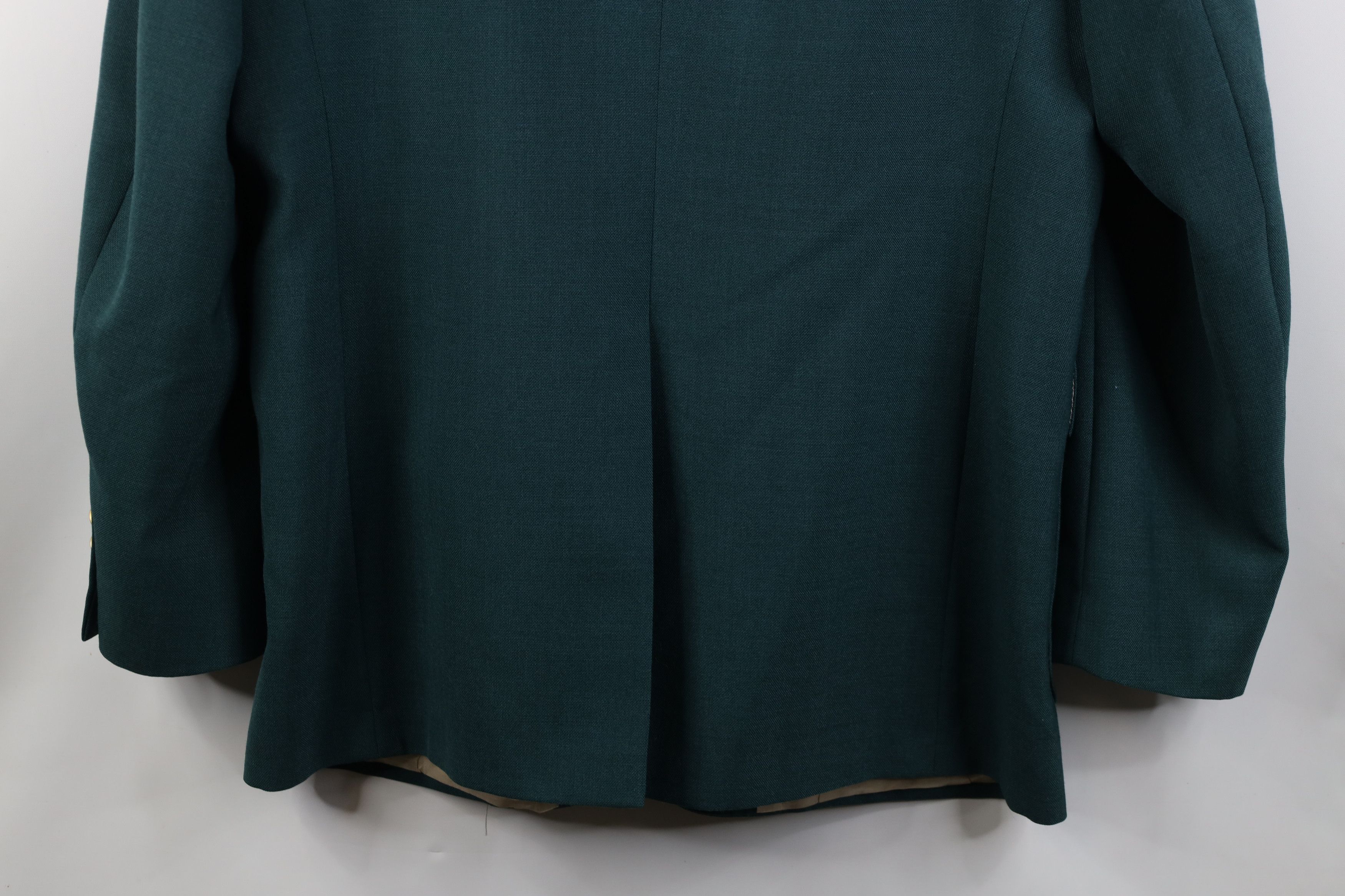 Vintage Vintage 90s Worsted Wool Suit Coat Blazer Jacket Green Size US XXL / EU 58 / 5 - 17 Thumbnail