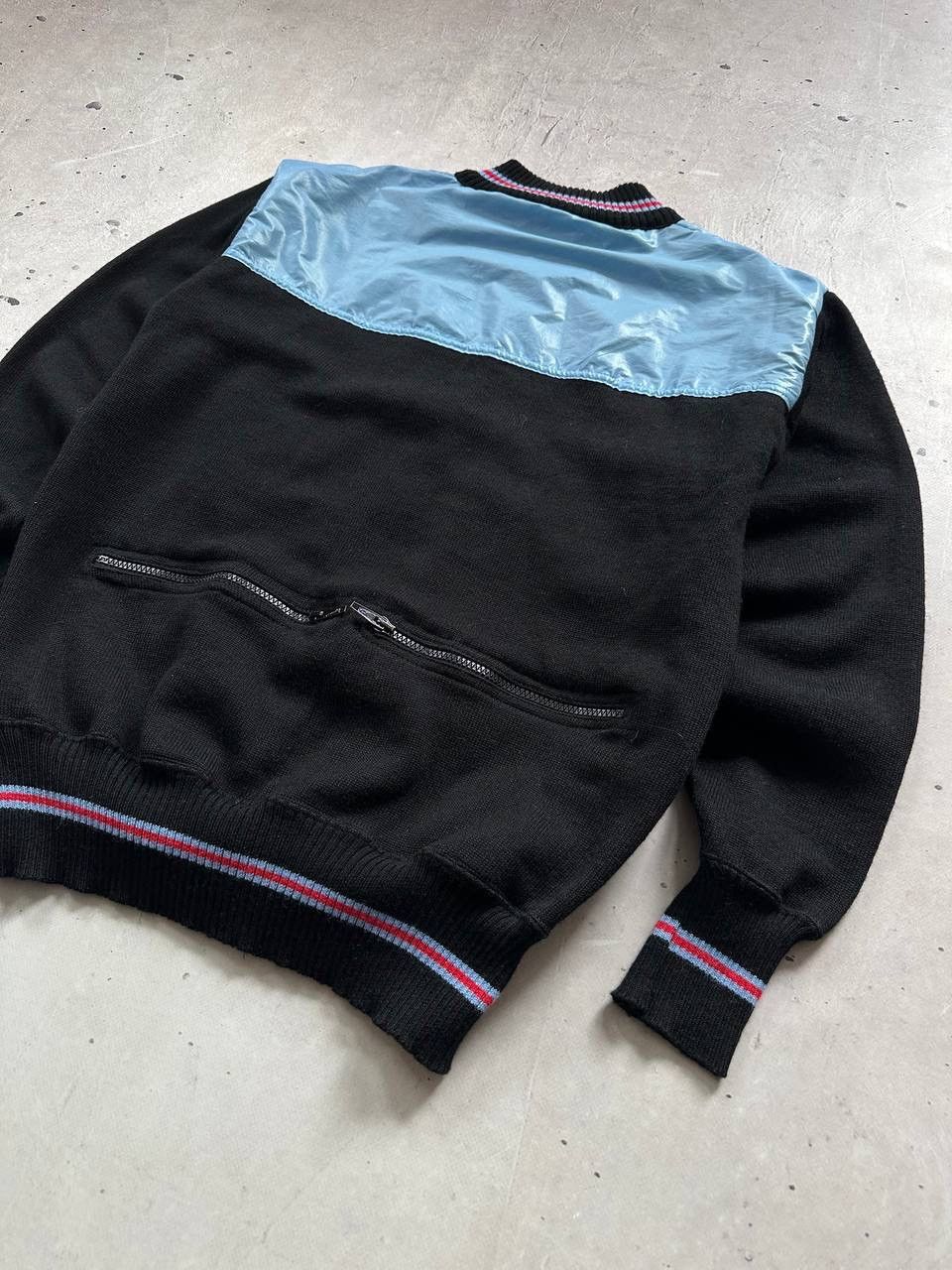 Vintage Santini 80s Vintage Cycling Wool Jersey Size US L / EU 52-54 / 3 - 11 Thumbnail