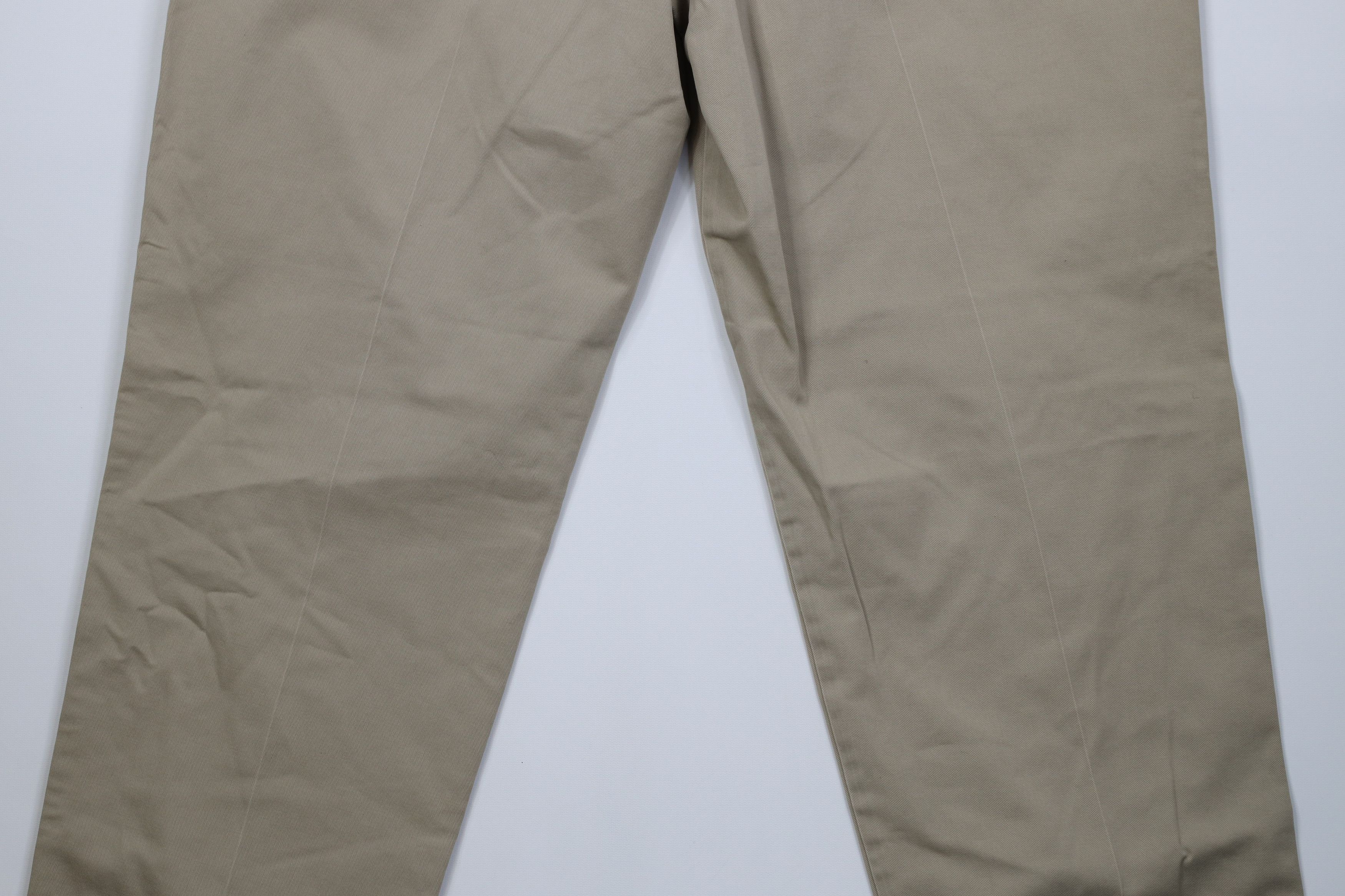 Ralph Lauren Vintage 90s Chaps Ralph Lauren Wide Leg Chino Pants Beige Size US 40 / EU 56 - 12 Thumbnail