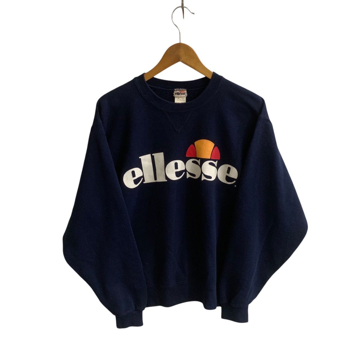 Ellesse × Vintage Vintage Ellesse Sweatshirt Big Logo Spell Out Small Size US S / EU 44-46 / 1 - 1 Thumbnail