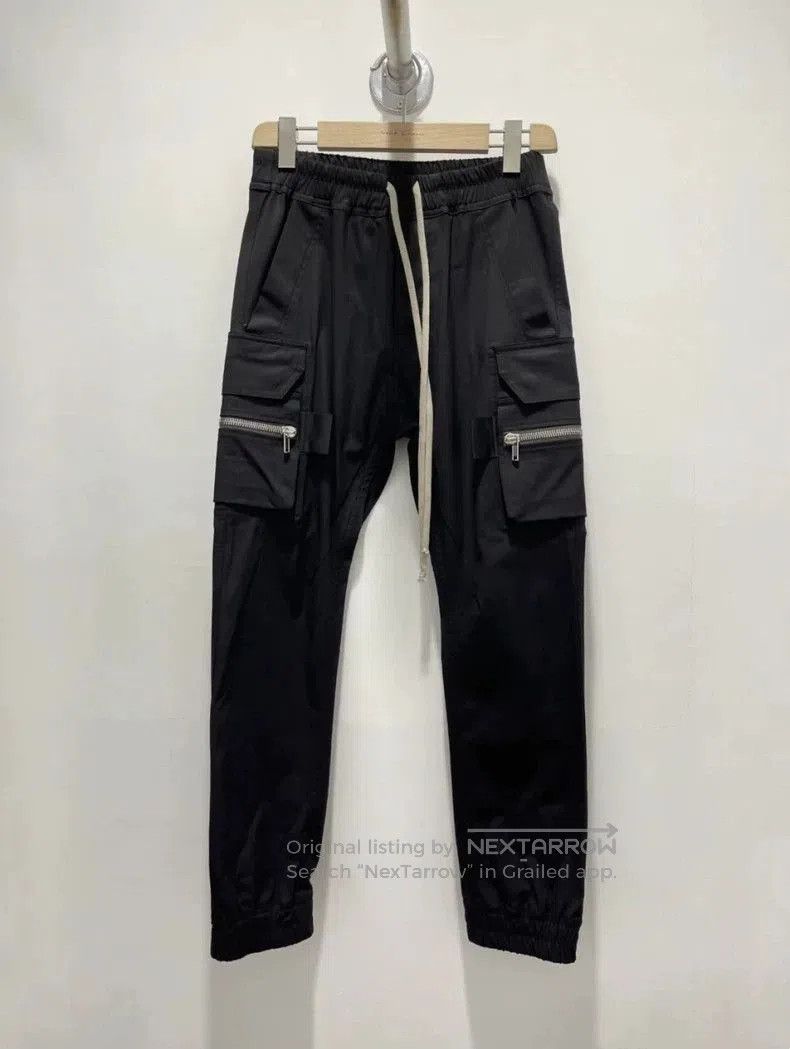 Rick Owens Rick Owens Men's Black Cargo Pants. Size US 44 / EU 60 - 1 Thumbnail