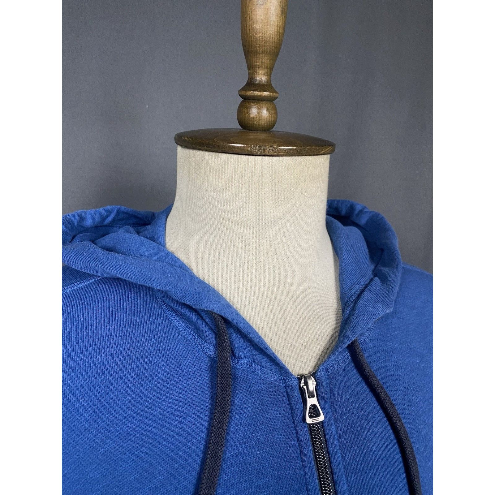 James Perse James Perse Men's Light Blue Full Zip Hoodie Sweater Size 4 Size US L / EU 52-54 / 3 - 6 Thumbnail