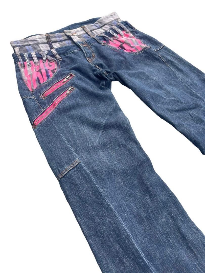 Japanese Brand Japanese Brand Double Waist Jeans Size US 33 - 4 Thumbnail