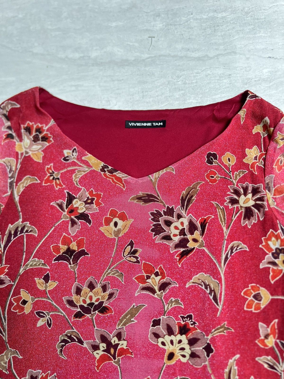 Vivienne Tam VIVIENNE TAM Flower Motive Dress Size XS / US 0-2 / IT 36-38 - 9 Thumbnail