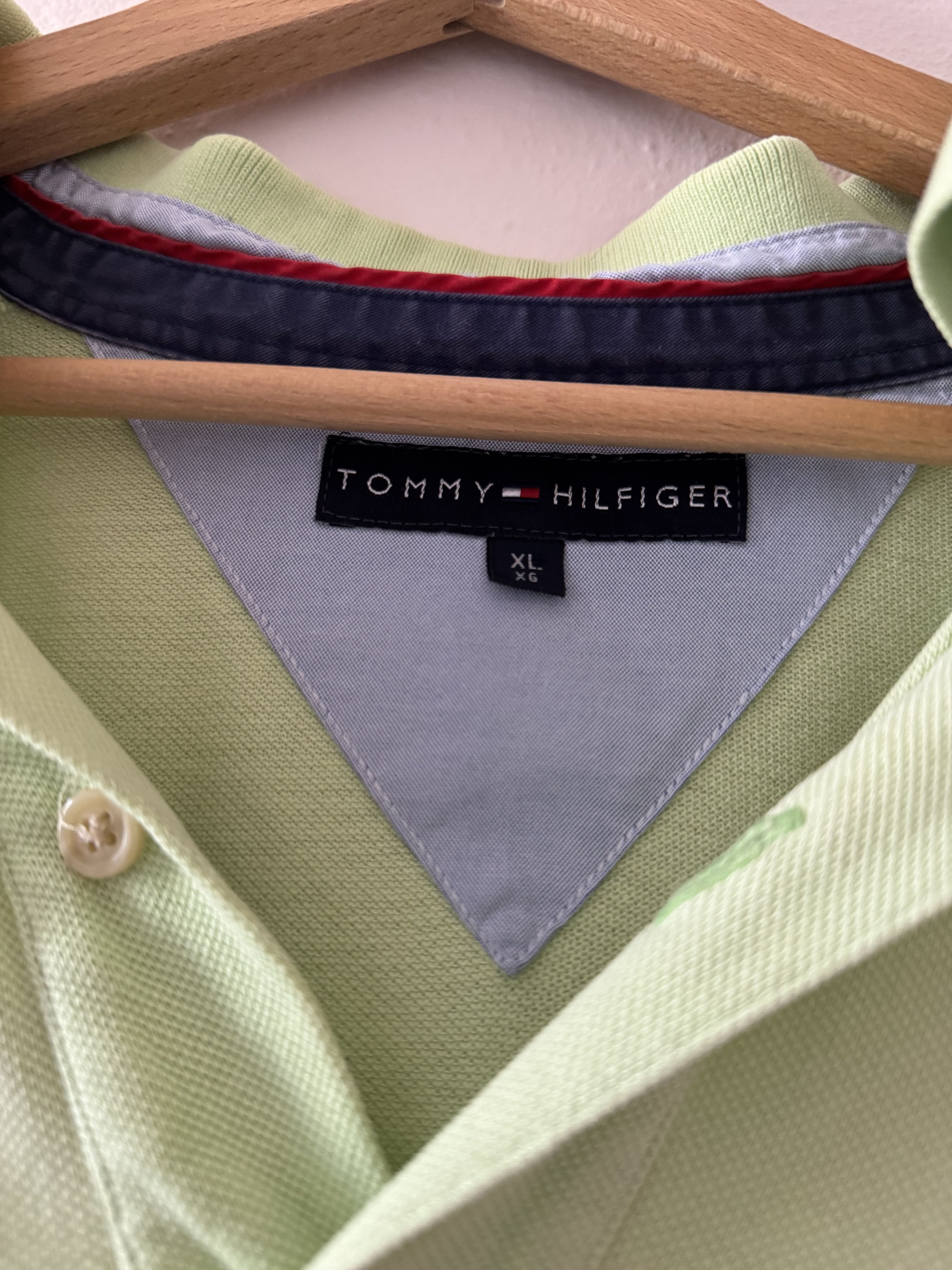 Tommy Hilfiger Tommy Hilfiger Green Short Sleeve Shirt Size US XL / EU 56 / 4 - 3 Thumbnail