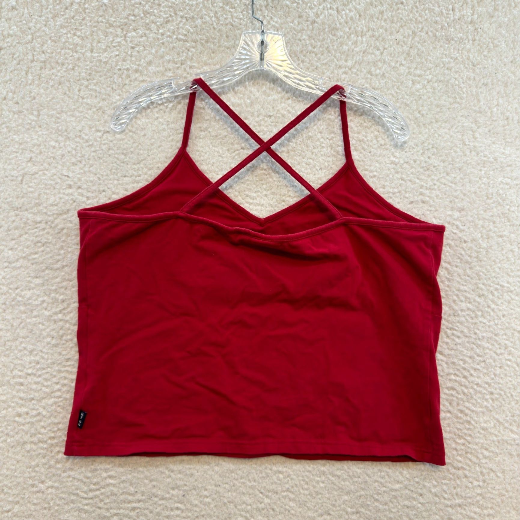 Route 66 VINTAGE Y2K Route 66 Camisole Tank Top 2X Plus Size Red Boho Fairy Grunge Whimsigoth Shirt Mens Girls Womens Size XXL / US 16-18 / IT 52-54 - 2 Thumbnail
