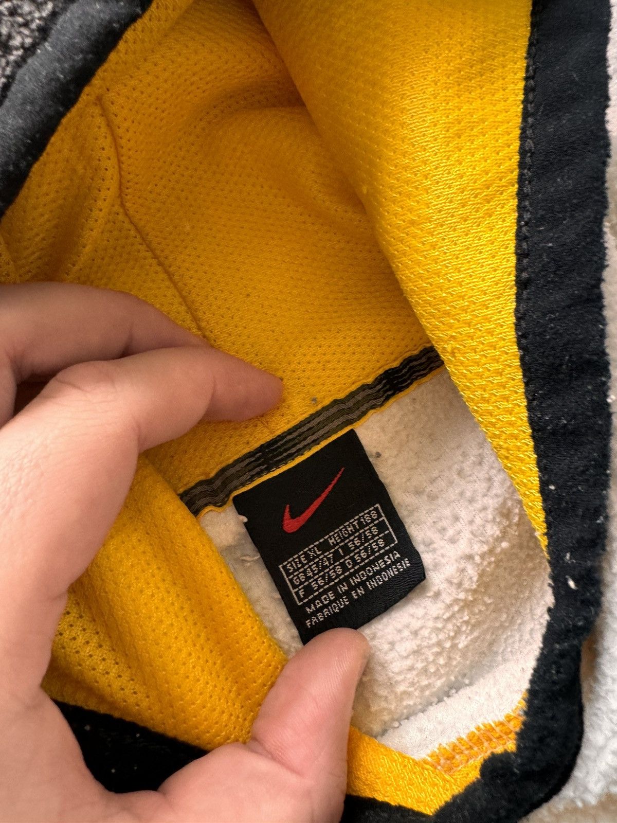 Nike × Vintage NIKE VINTAGE CENTER LOGO OVERSIZE BOXY HOODIE Size US XL / EU 56 / 4 - 7 Thumbnail