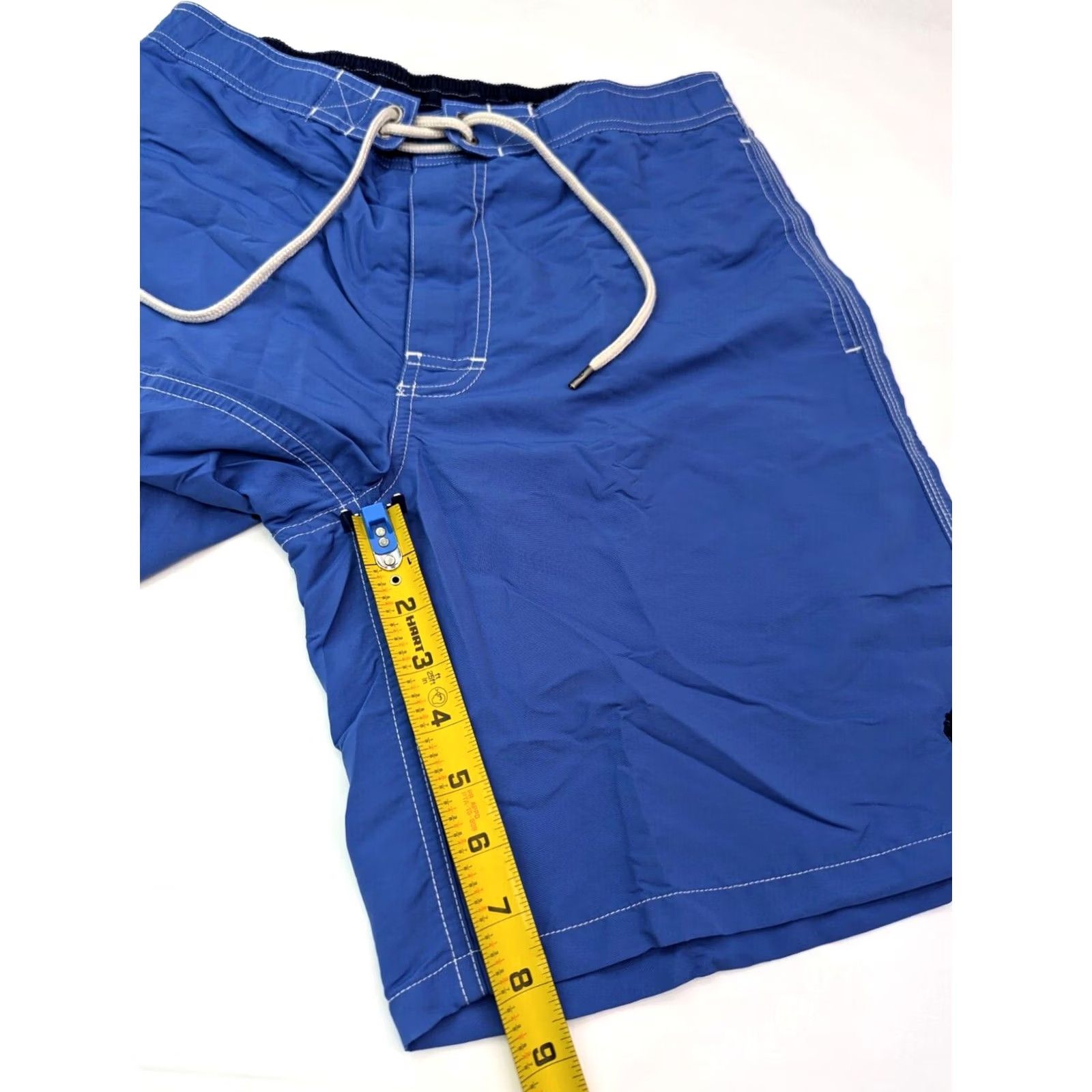 Polo Ralph Lauren Polo Ralph Lauren Cargo Swim Trunks Men S Blue Lined Drawstring Size US S / EU 44-46 / 1 - 3 Thumbnail