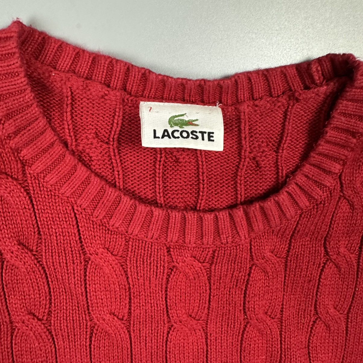 Lacoste Vintage Lacoste Knit Sweater Size US XL / EU 56 / 4 - 3 Thumbnail
