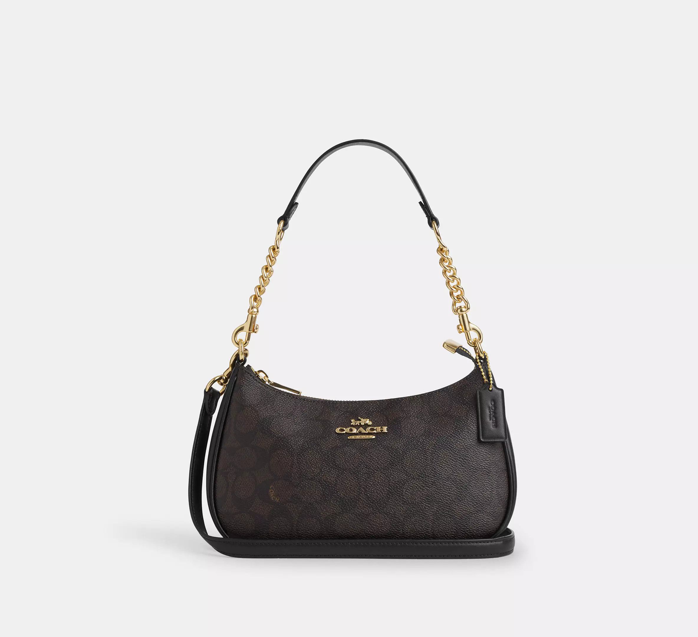 Coach Teri Shoulder Bag In Signature Canvas CV933 Size ONE SIZE - 8 Thumbnail