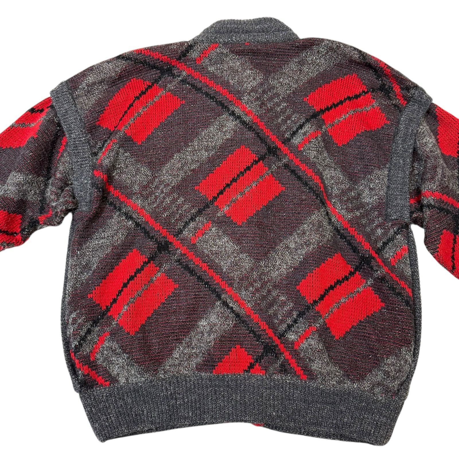 Bode Bode Cardigan Sweater West Germany Geometric Knit Multicolor Size US XXL / EU 58 / 5 - 9 Thumbnail